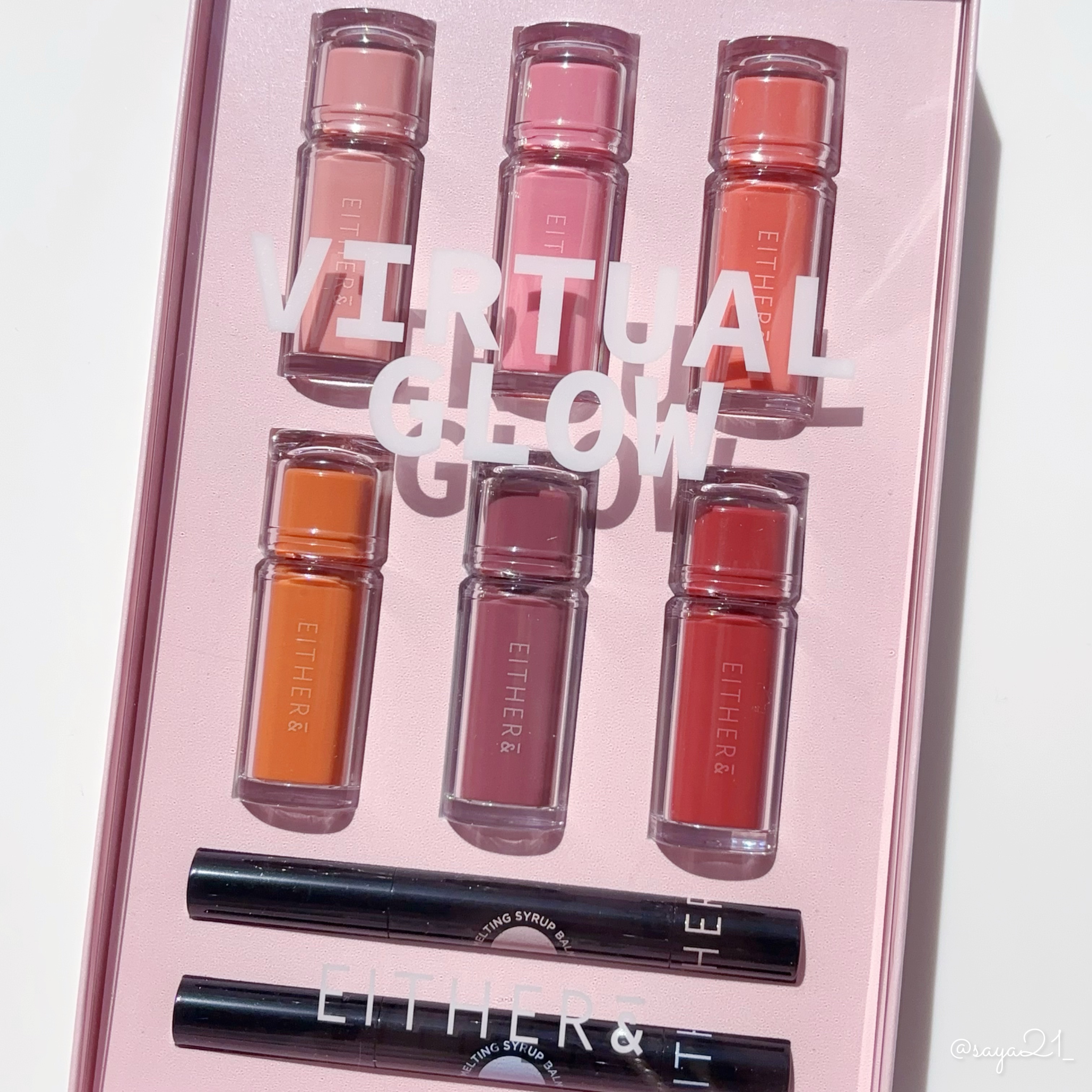 Dewy Syrup Tint/EITHER＆/口紅を使ったクチコミ（1枚目）