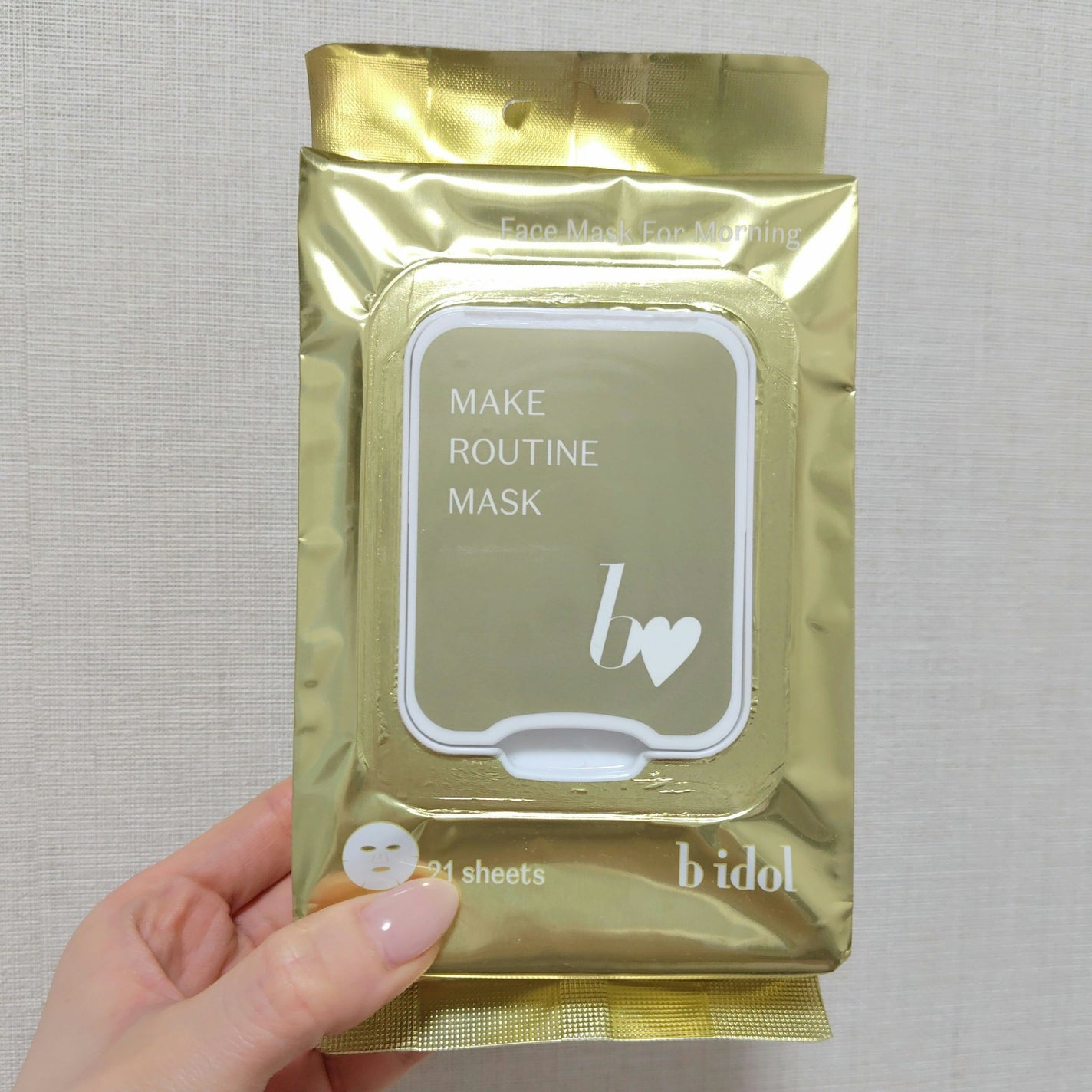 メイクルーティンマスクR/b idol/シートマスク・パックを使ったクチコミ(1枚目)
