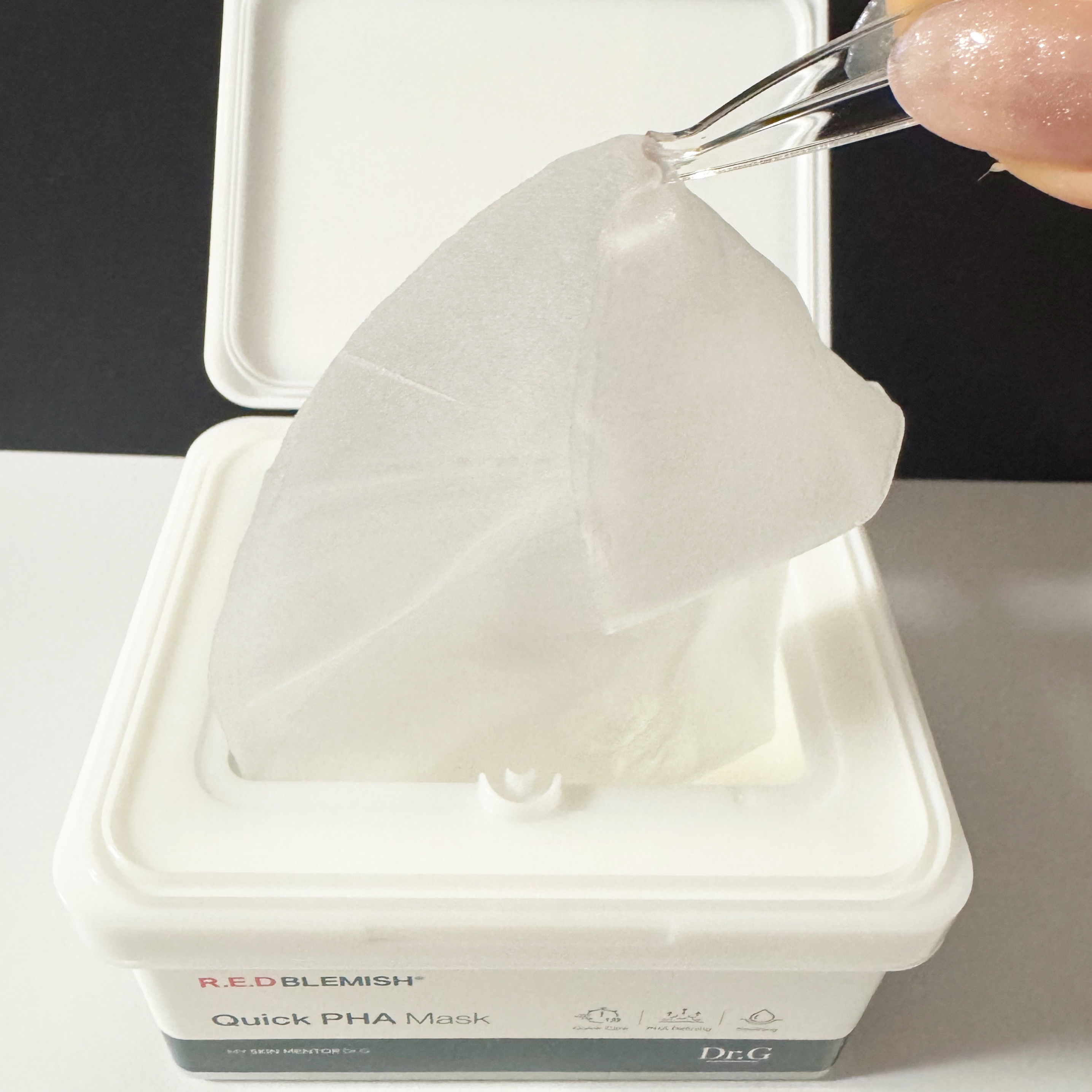レッドブレミッシュクイックPHAシートマスク/Dr.G/シートマスク・パックを使ったクチコミ（3枚目）