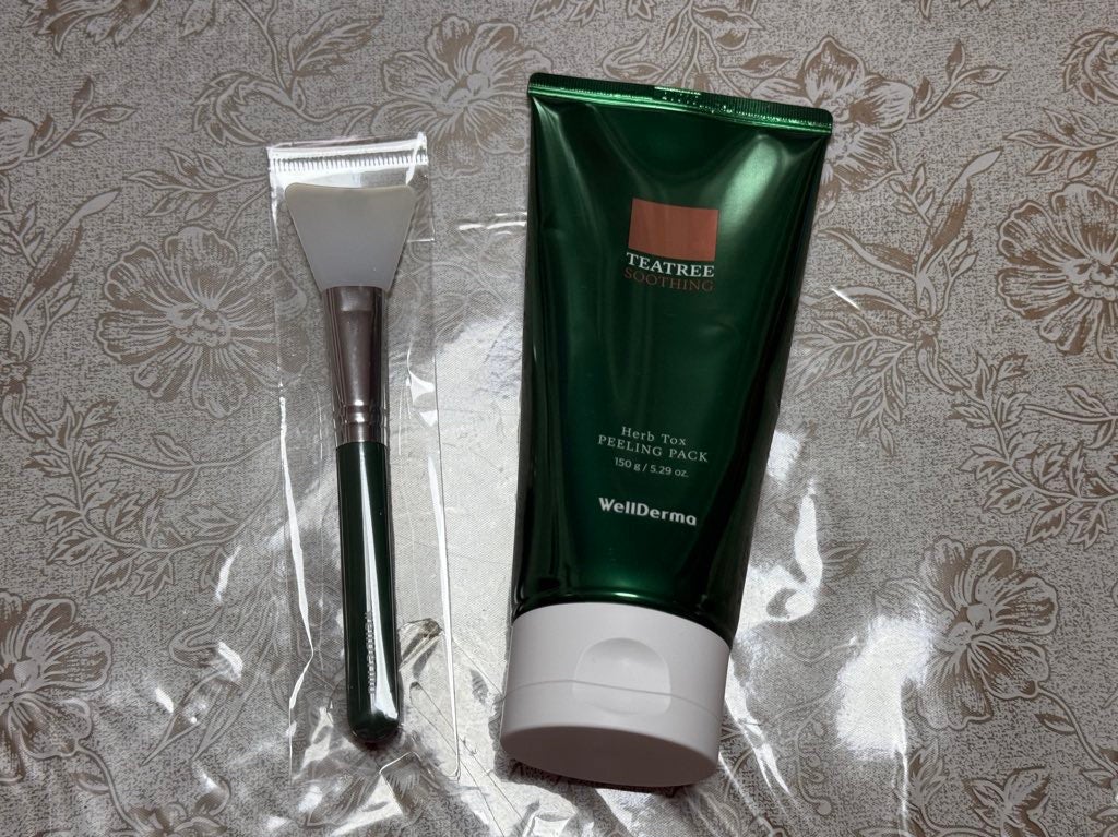 ティーツリーハーブピーリングパック/WellDerma/洗い流すパック・マスクを使ったクチコミ(1枚目)