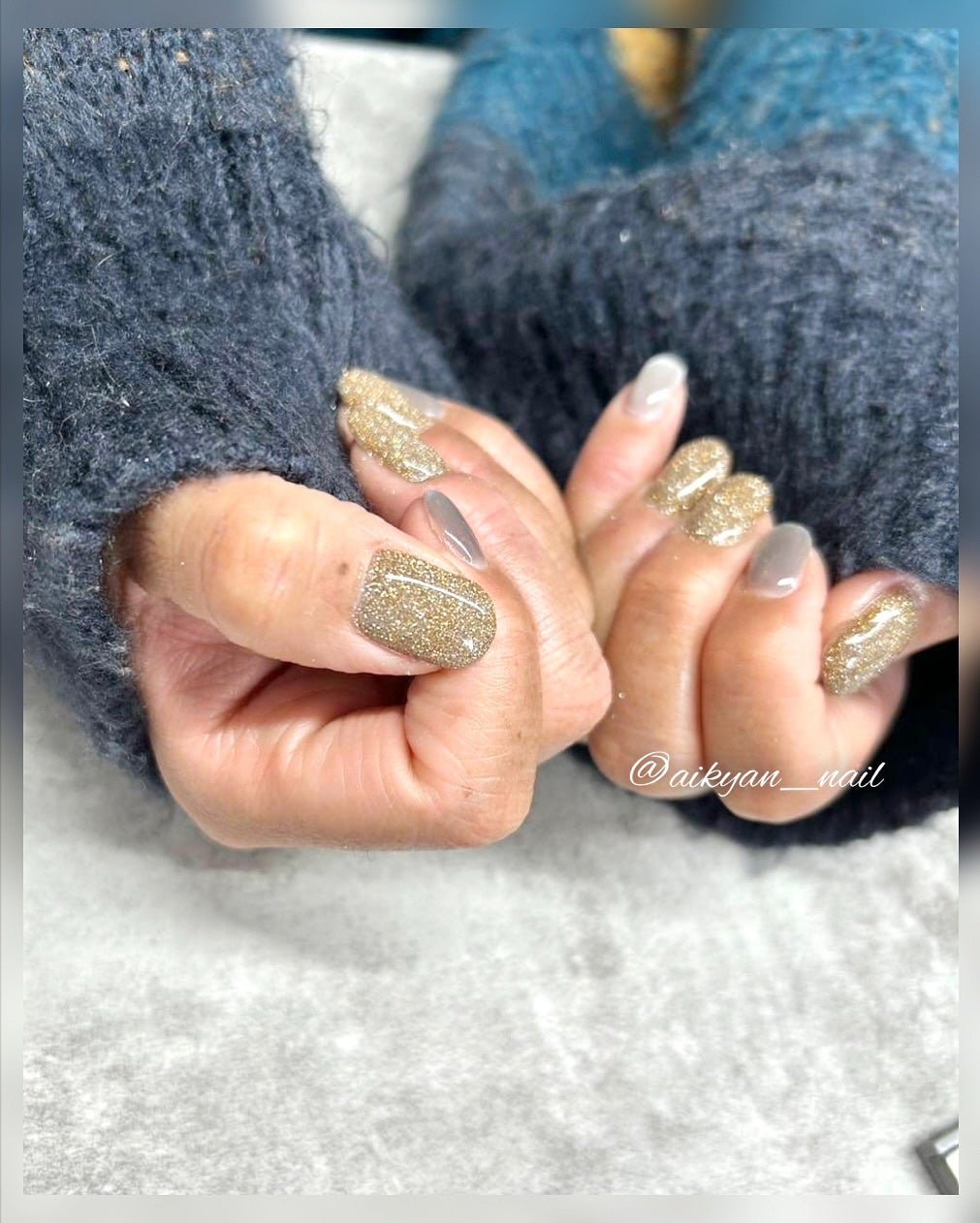 ビビッドフラッシュパウダー/mon petit lapin/ネイル用品を使ったクチコミ(2枚目)