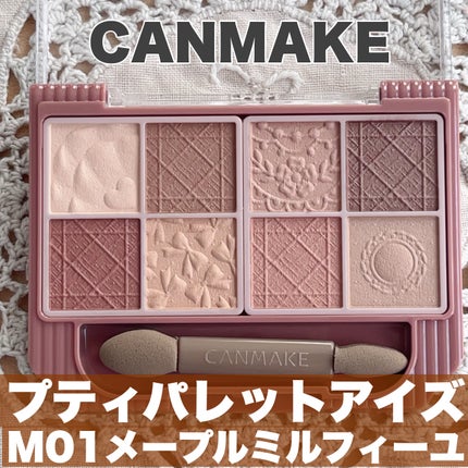 プティパレットアイズ(マットタイプ)/キャンメイク/パウダーアイシャドウを使ったクチコミ(1枚目)