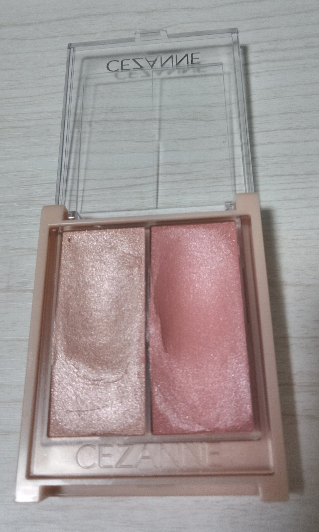 フェイスグロウカラー/CEZANNE/クリームハイライトを使ったクチコミ（1枚目）