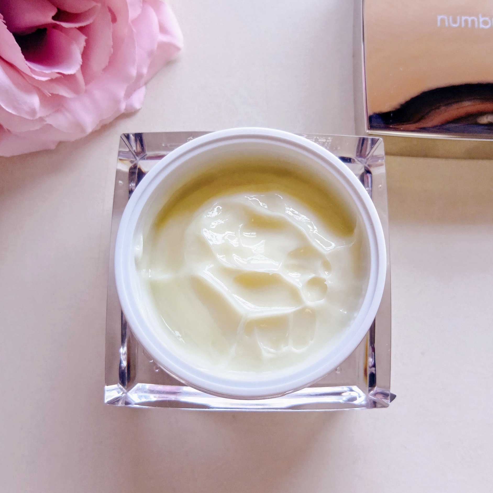 5番 白玉グルタチオンCメラゼロクリーム/numbuzin/フェイスクリームを使ったクチコミ（3枚目）