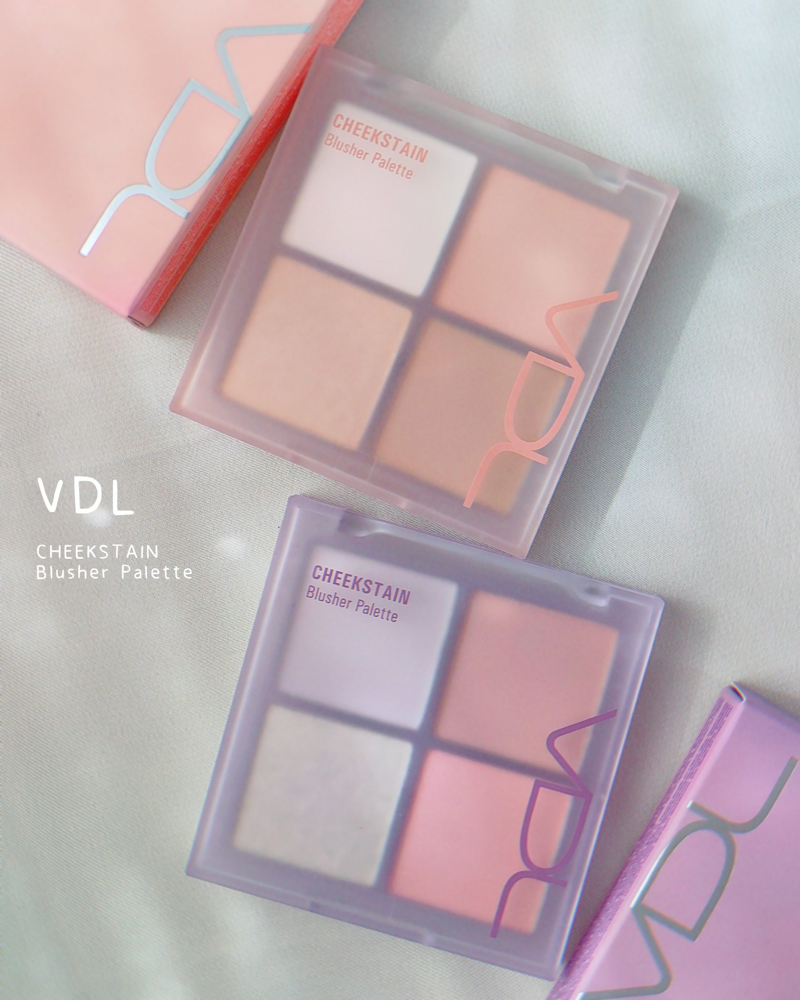 VDL チークステイン ブラッシャー パレット/VDL/パウダーチークを使ったクチコミ（1枚目）