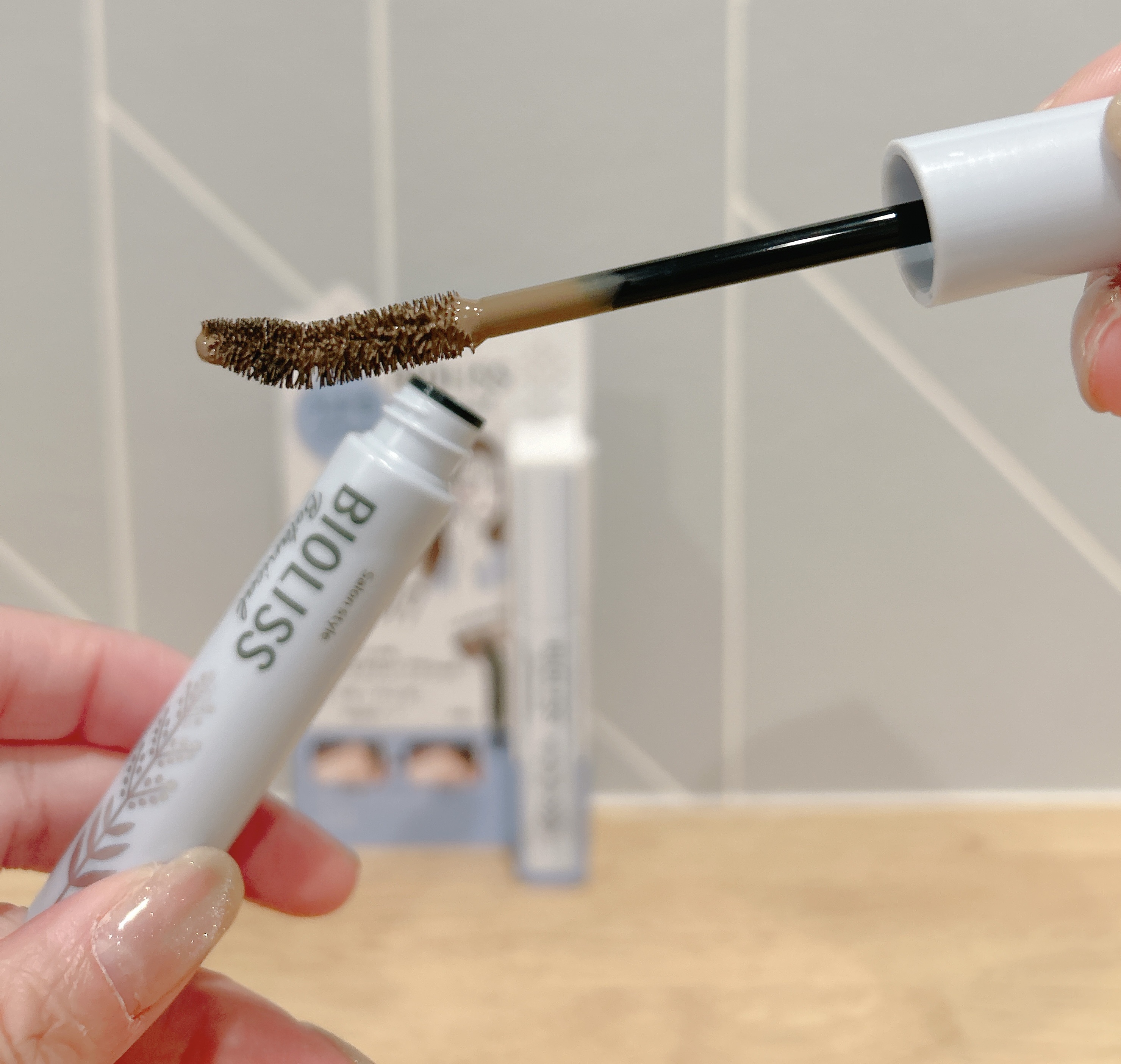 SS ビオリス ボタニカル うぶ毛メイク ヘアマスカラ/SSビオリス/その他スタイリングを使ったクチコミ（2枚目）