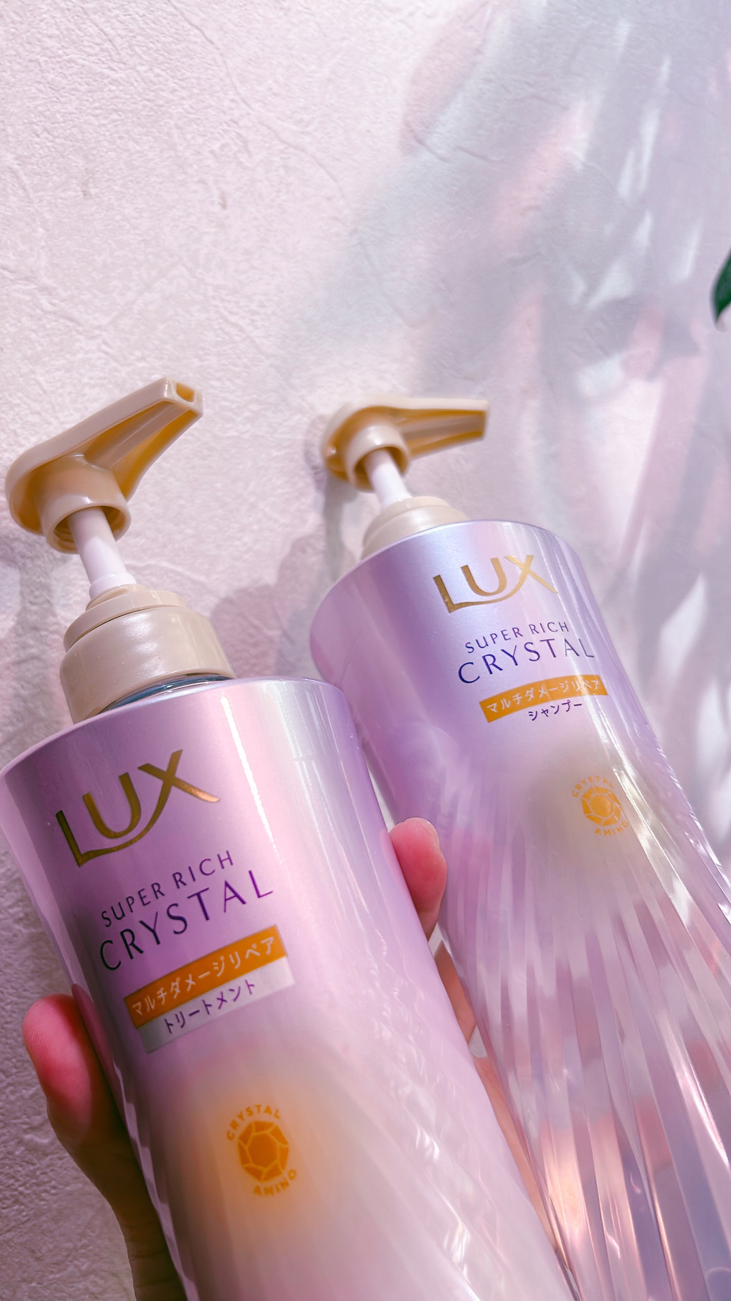 スーパーリッチクリスタル マルチダメージリペア シャンプー/トリートメント/LUX/市販シャンプーを使ったクチコミ(1枚目)