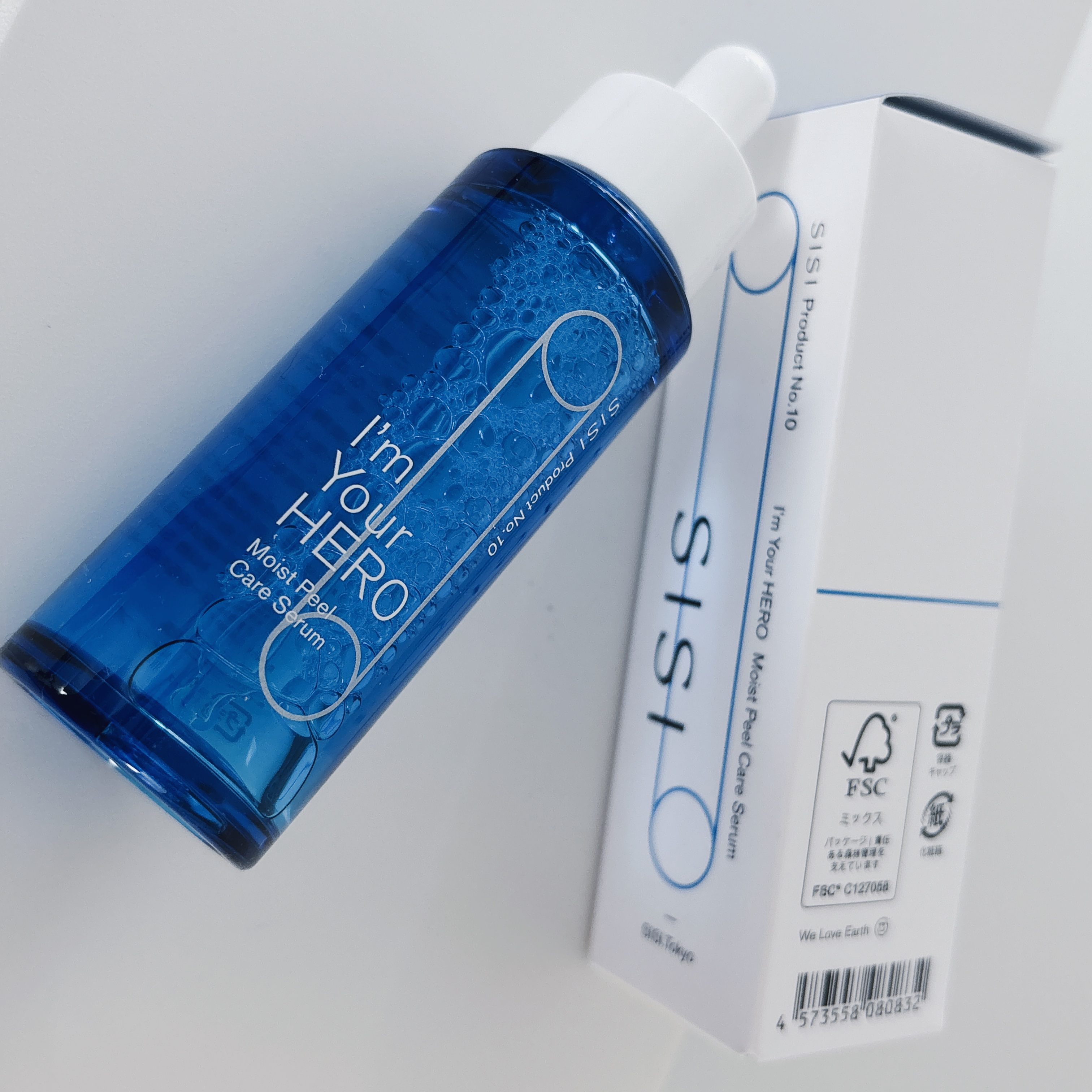 アイムユアヒーロー モイストピールケアセラム/SISI/美容液を使ったクチコミ（2枚目）