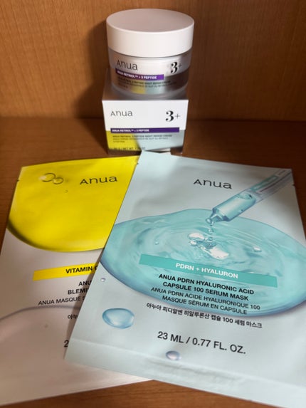 レチノール 3ペプチドナイトリペアクリーム/Anua/フェイスクリームを使ったクチコミ(1枚目)