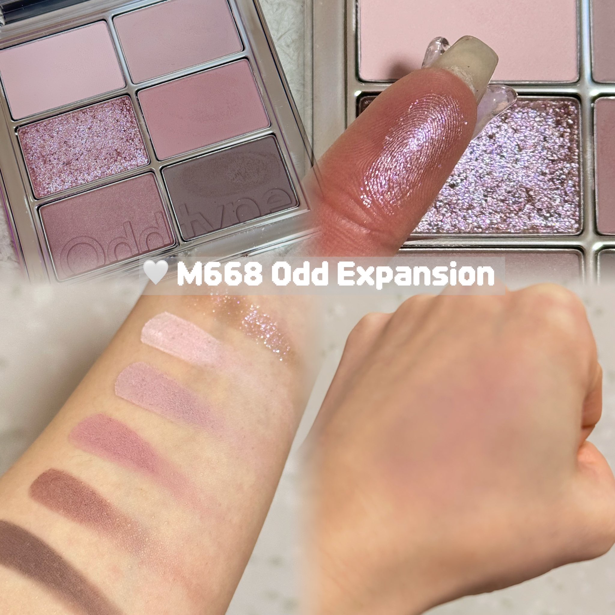 ミュートスリークアイパレット/Oddtype/アイシャドウパレットを使ったクチコミ（2枚目）