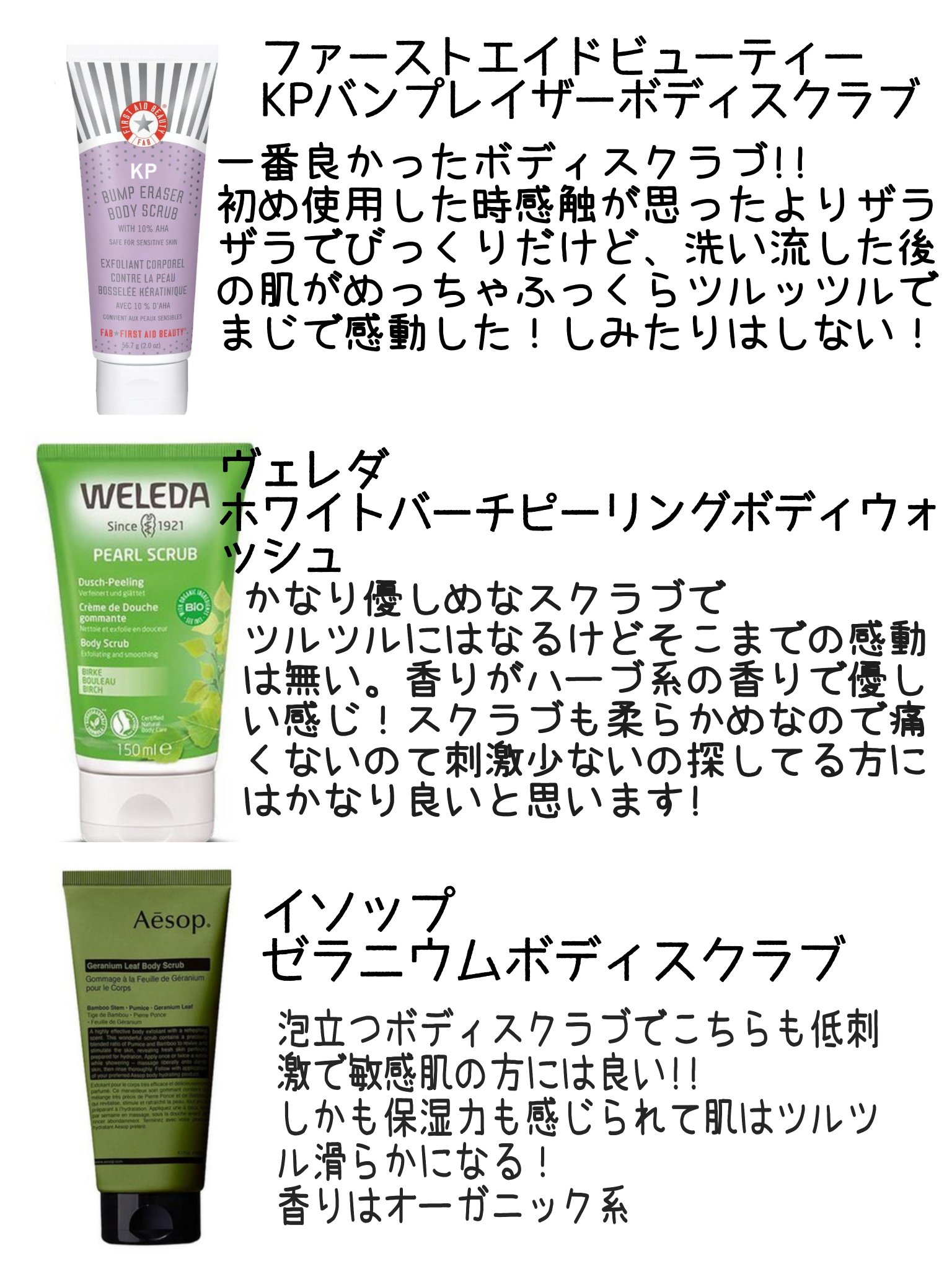 ボディ スムーザー /ハウス オブ ローゼ/ボディスクラブを使ったクチコミ（2枚目）