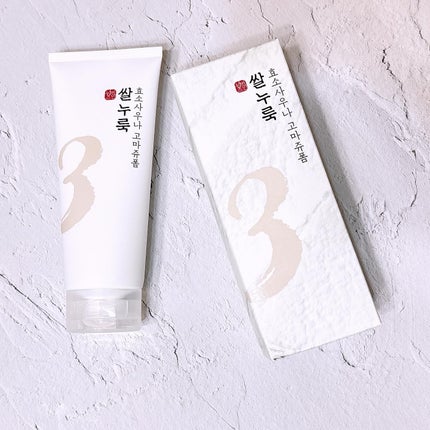 3番 酒かす酵素風呂ゴマージュ洗顔料/numbuzin/スクラブ・ゴマージュを使ったクチコミ(1枚目)