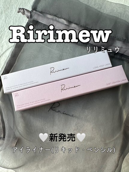 リリミュウ ロングキープライナー/Ririmew/リキッドアイライナーを使ったクチコミ(1枚目)