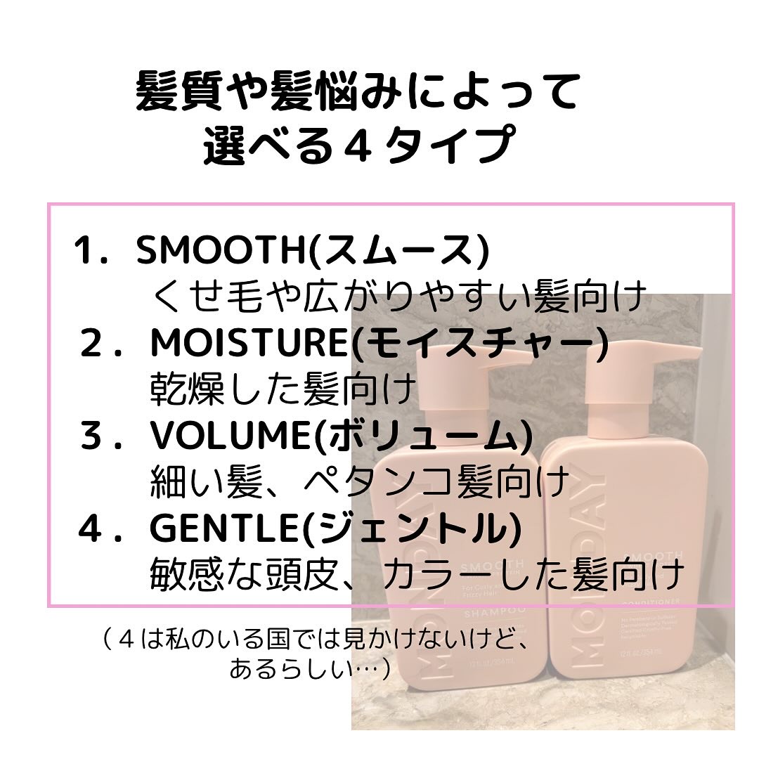 MONDAY HAIRCARE Smooth Shampoo/MONDAY Haircare/市販シャンプーを使ったクチコミ（3枚目）
