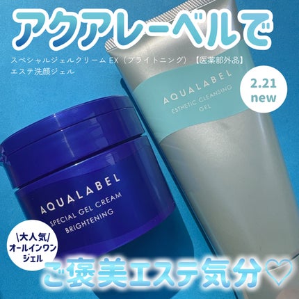 スペシャルジェルクリーム EX (ブライトニング) /アクアレーベル/オールインワン化粧品を使ったクチコミ(1枚目)