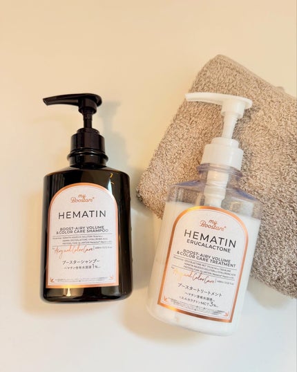 pon0310 on LIPS 「マイブースターズヘマチンシャンプー&トリートメント🫧シャンプー..」(1枚目)