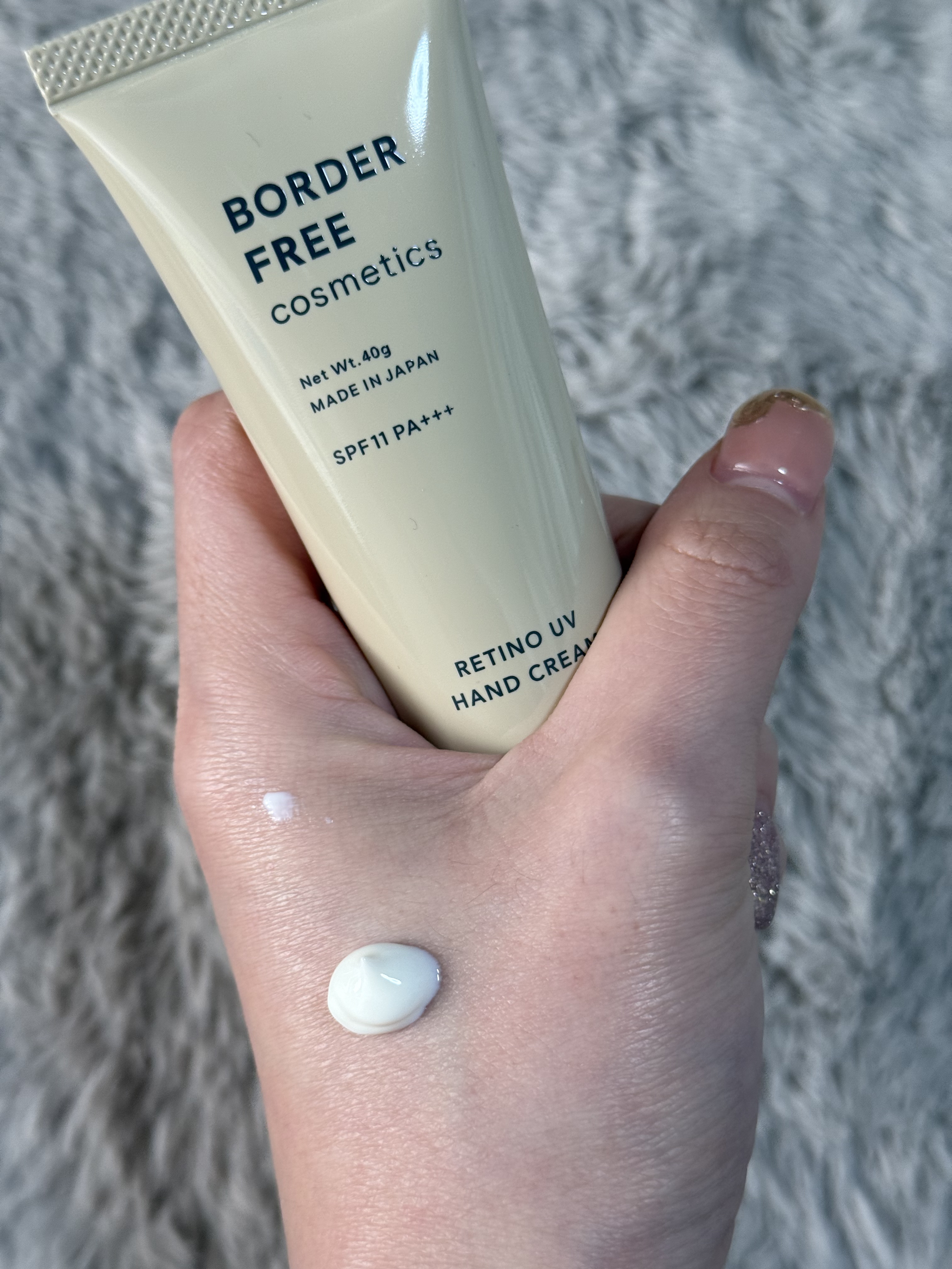 レチノUVハンドクリーム/BORDER FREE cosmetics/ハンドクリームを使ったクチコミ（2枚目）