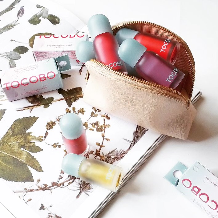 ジューシーベリープランピングリップオイル/TOCOBO/リップグロスを使ったクチコミ（1枚目）