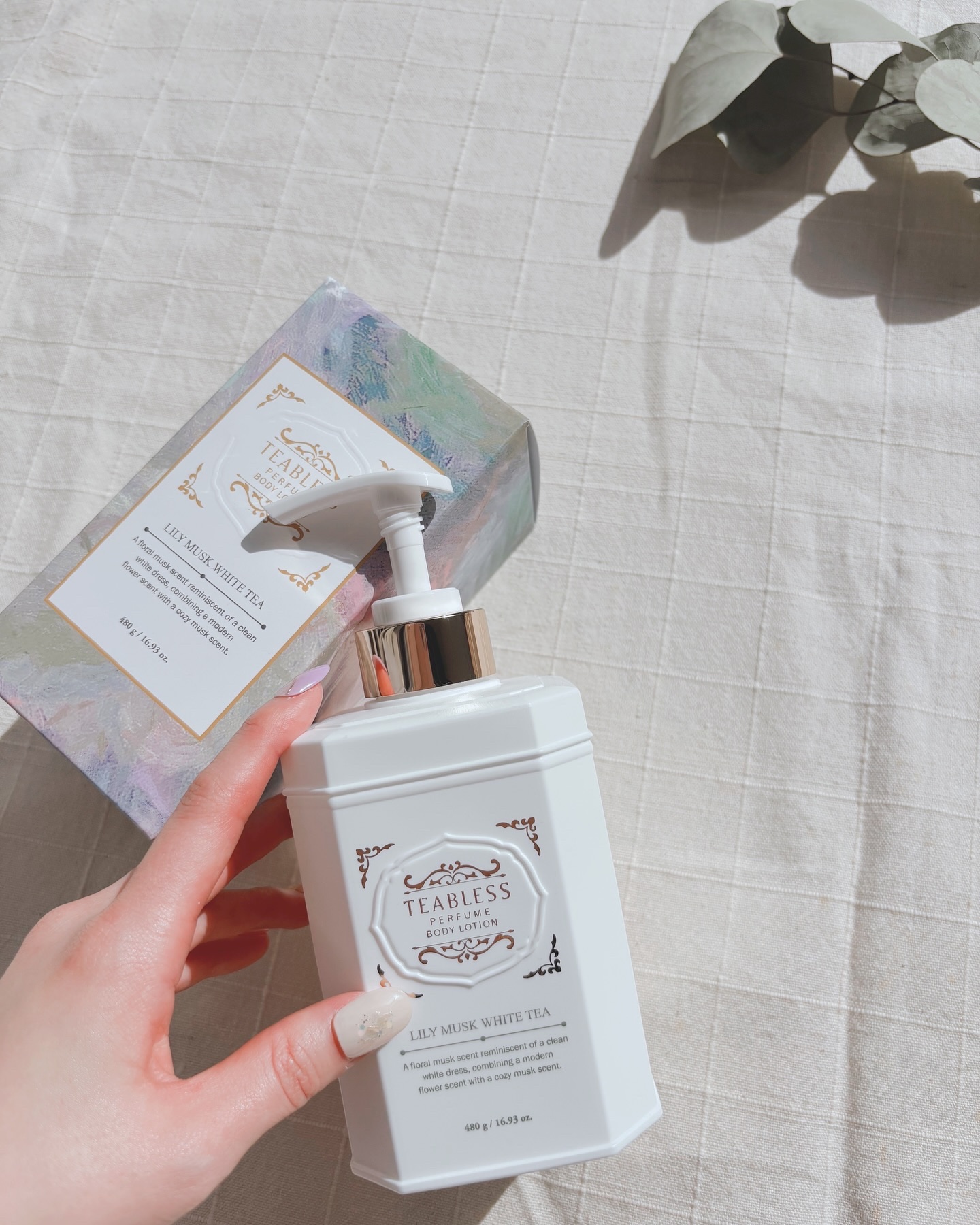 パフュームボディローション リリィムスクホワイトティー/TEABLESS/ボディローションを使ったクチコミ（2枚目）