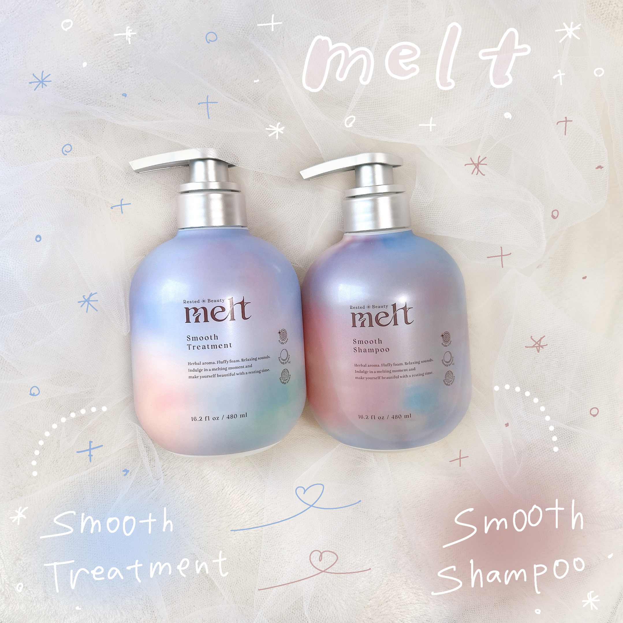 メルト スムースシャンプー/トリートメント/melt/市販シャンプーを使ったクチコミ（1枚目）