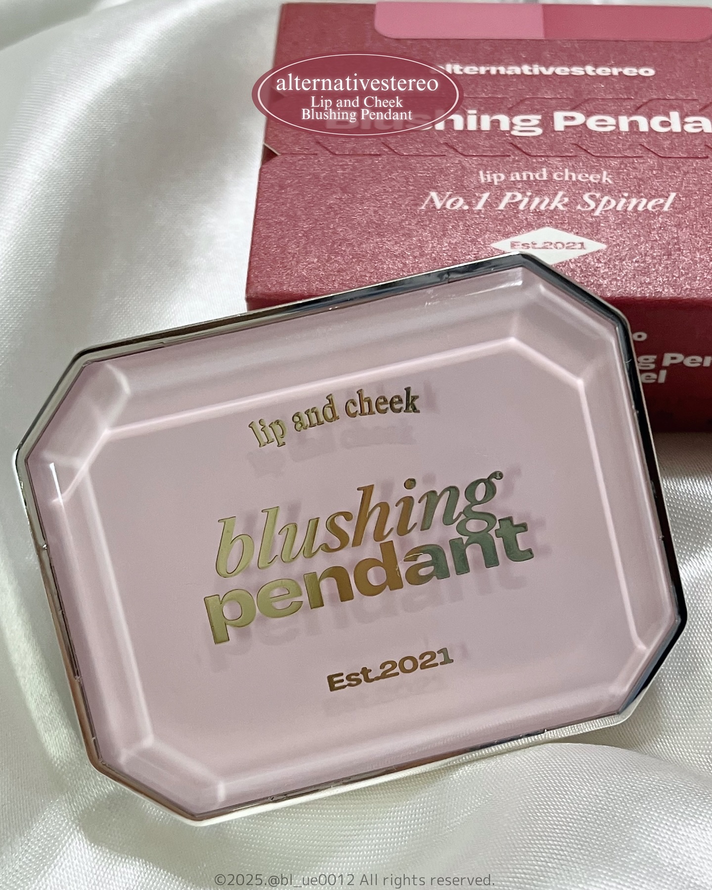 Lip &Cheek Blushing Pendant /alternativestereo/ジェル・クリームチークを使ったクチコミ（2枚目）