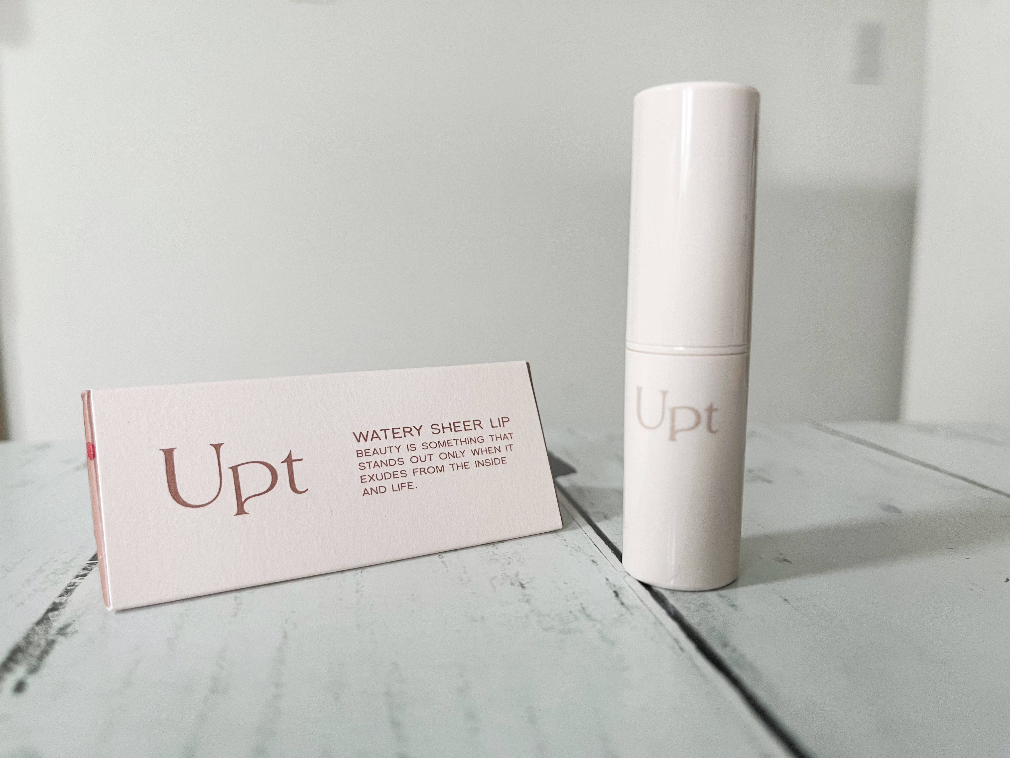 Upt WATERY SHEER LIP  04 taffy more（タフィーモア）/Upt/口紅を使ったクチコミ（3枚目）