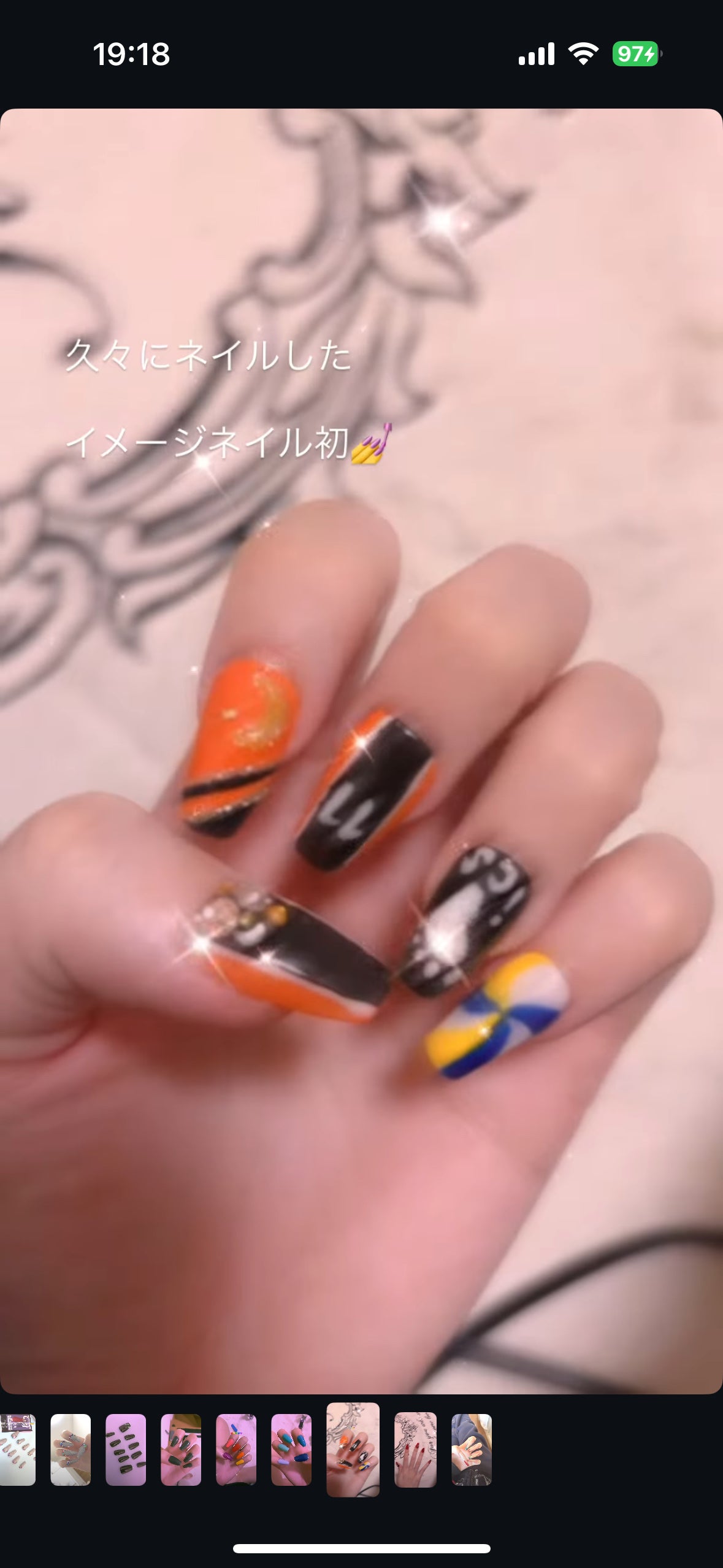 匿名希望 on LIPS 「お気に入りのセルフネイル💅✨️#セルフネイル#SHEIN#10..」(4枚目)