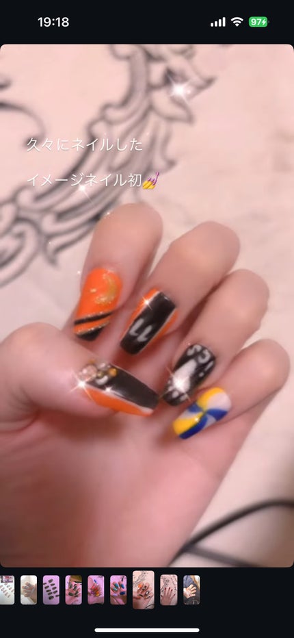 匿名希望 on LIPS 「お気に入りのセルフネイル💅✨️#セルフネイル#SHEIN#10..」(4枚目)
