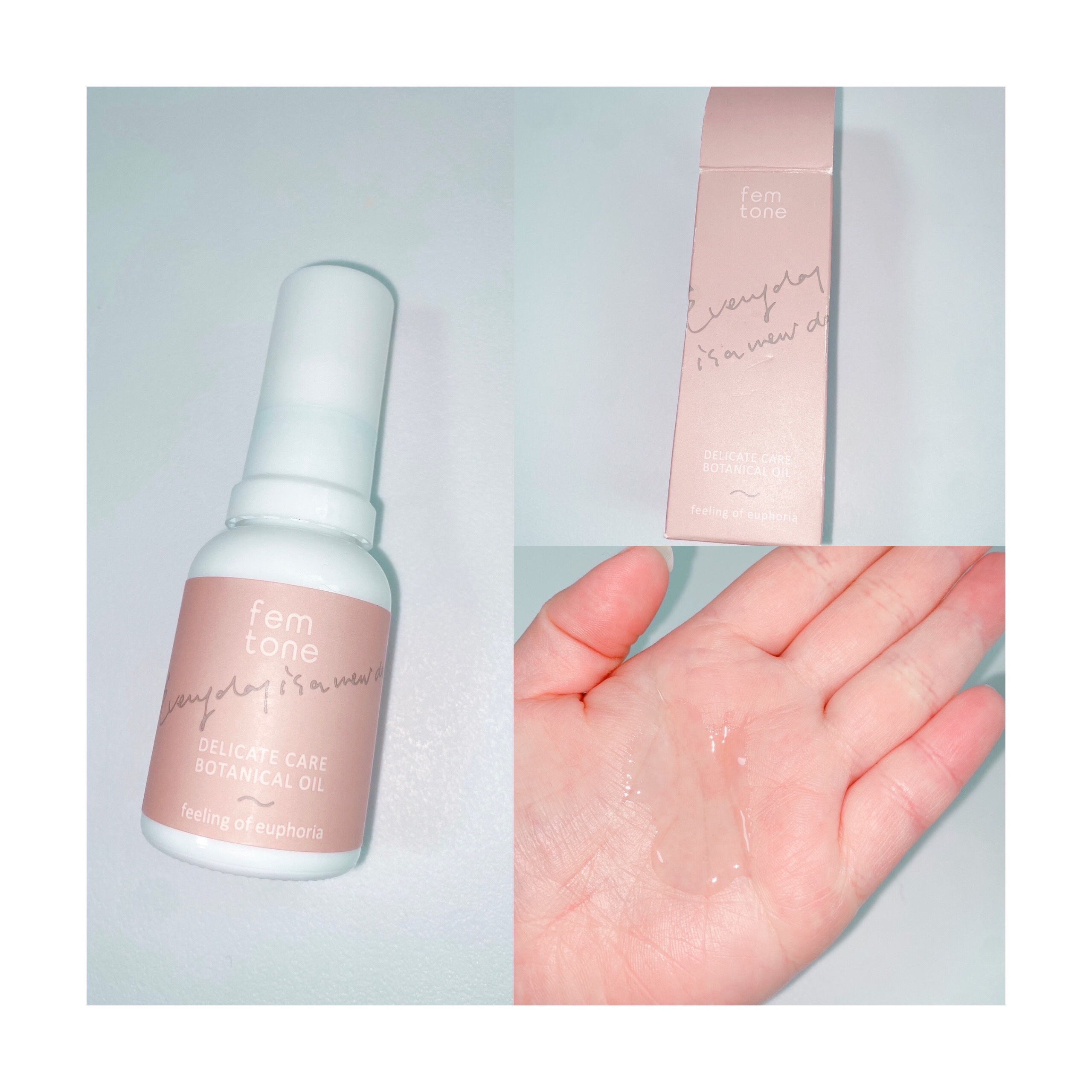 デリケートケア ボタニカルオイル AY/fem tone/デリケートゾーンケアを使ったクチコミ（1枚目）