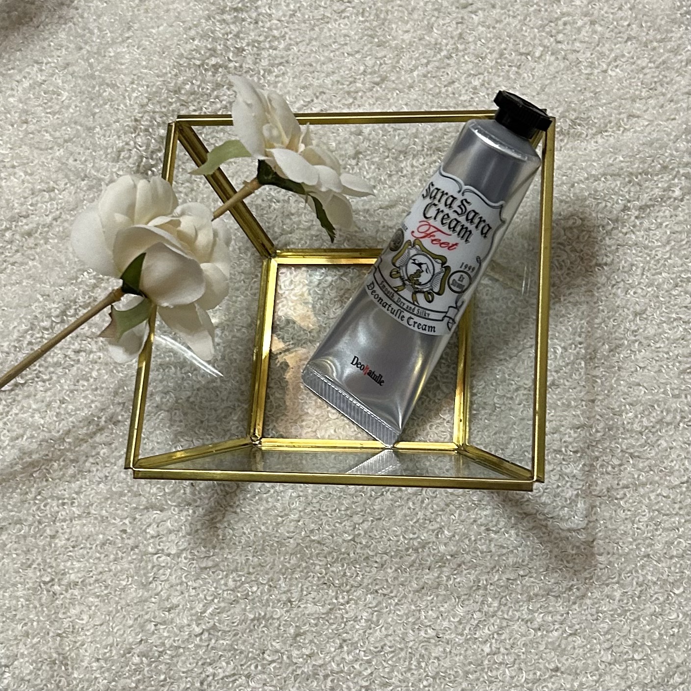 薬用足指さらさらクリーム/デオナチュレ/デオドラント・制汗剤を使ったクチコミ（1枚目）