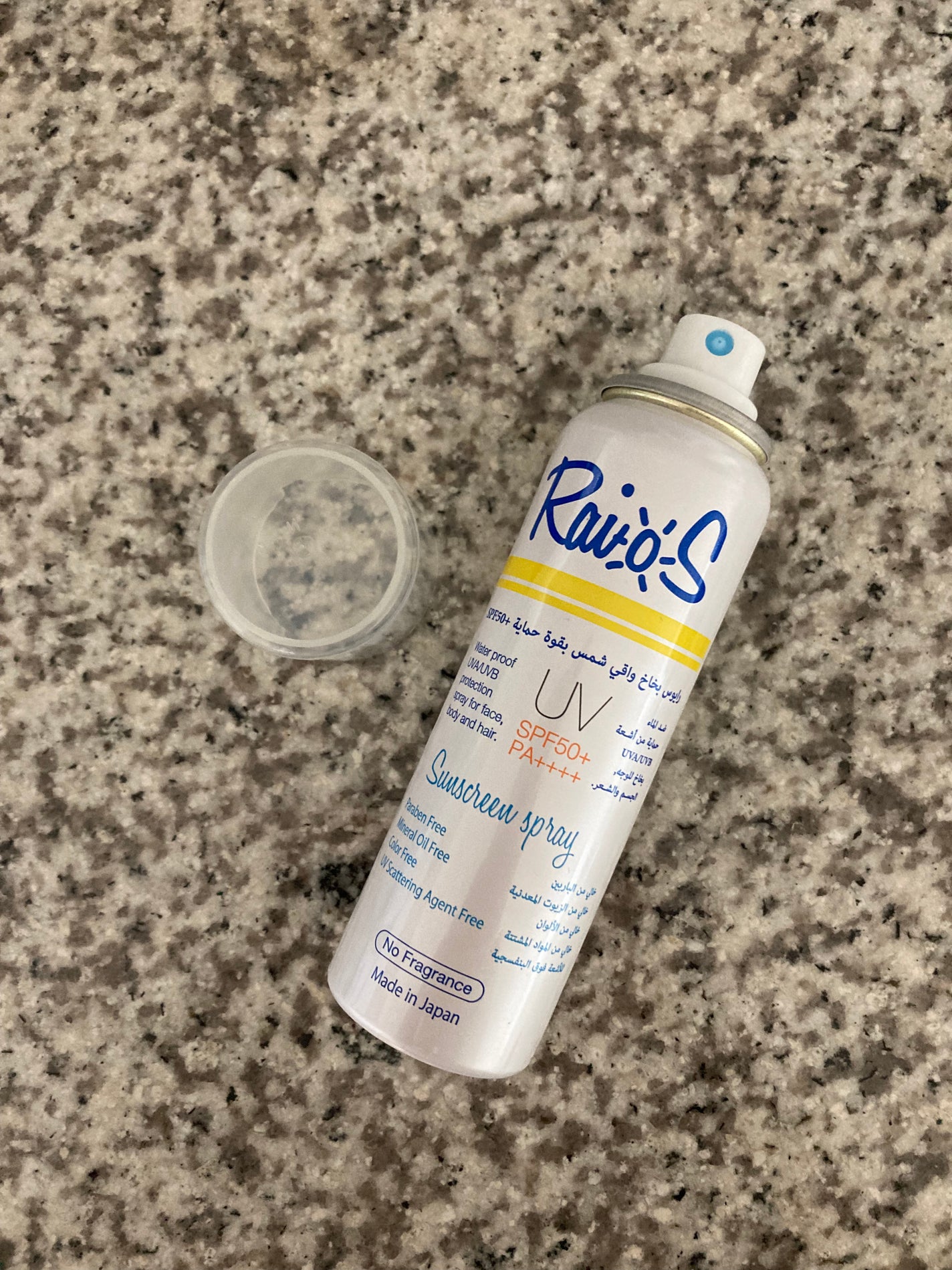 サンスクリーンスプレー ライオス ノーフレグランス(無香料)/RaioS/日焼け止め・UVケアを使ったクチコミ(2枚目)