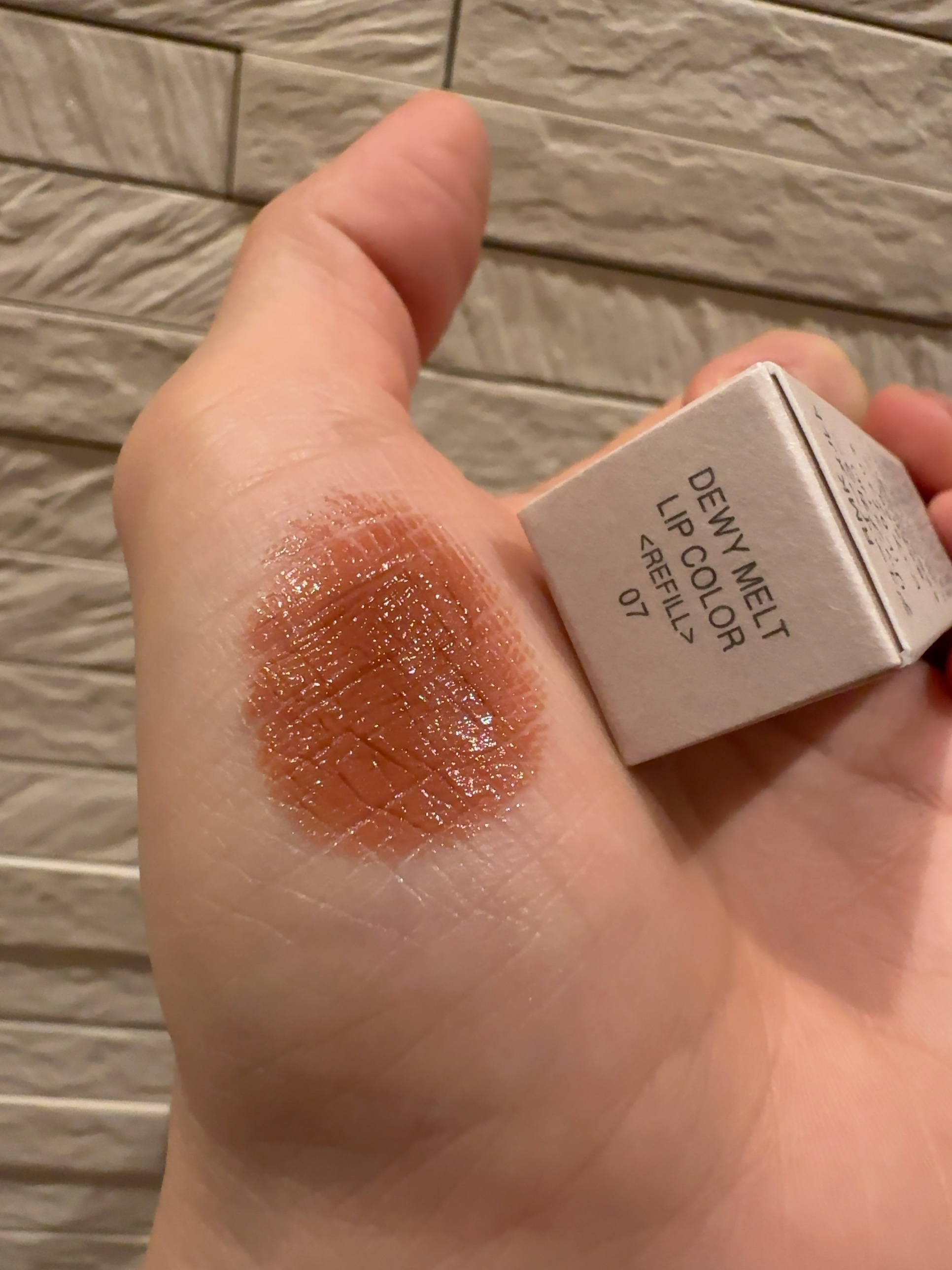 RMK デューイーメルト リップカラー/RMK/口紅を使ったクチコミ（2枚目）