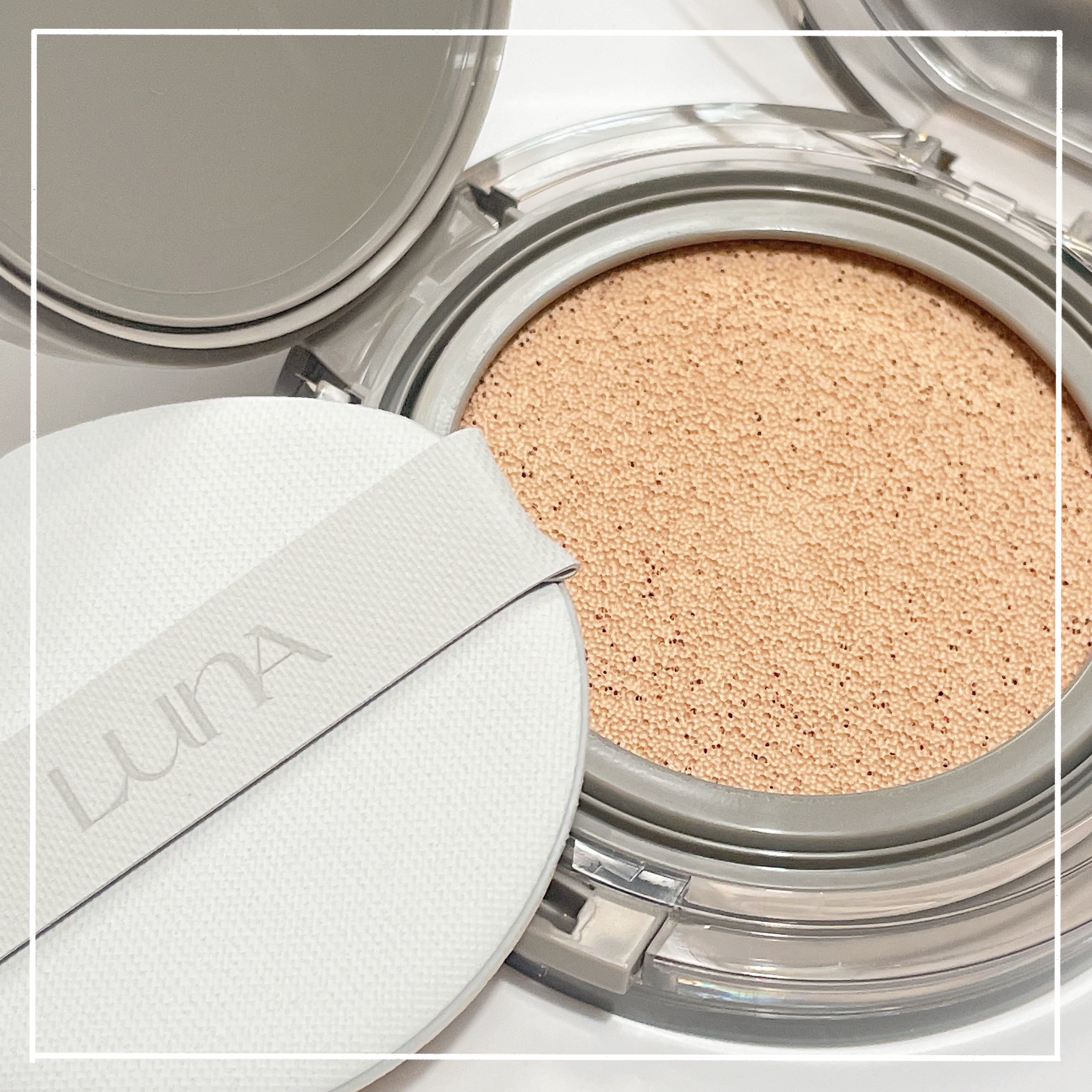 ブラーカバークッション/LUNA/クッションファンデーションを使ったクチコミ（2枚目）