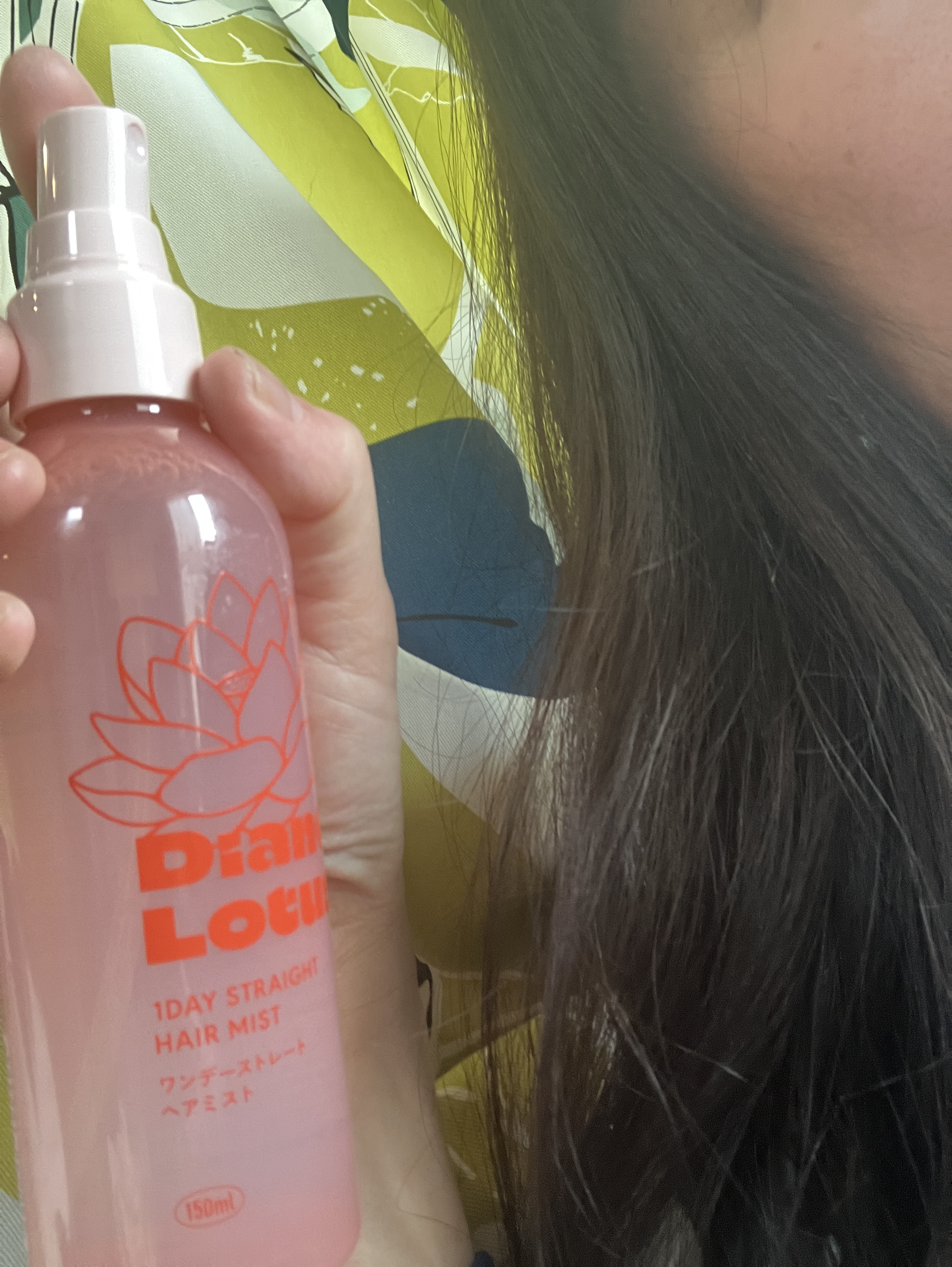 ロータス ワンデーストレート ヘアミスト ティー＆シトラスの香り/ダイアン/ヘアミストを使ったクチコミ（3枚目）