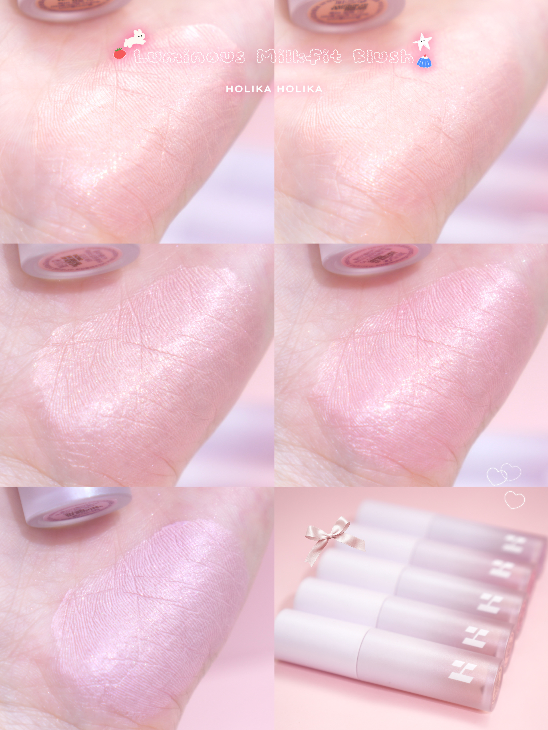 ルミナスミルクフィットブラシ リキッドチーク/HOLIKA HOLIKA/リキッドチークを使ったクチコミ（1枚目）