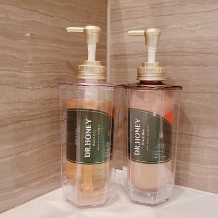 DRハニー ブラックビー モイスト リペア シャンプー/ヘアトリートメント/DR.HONEY/市販シャンプーを使ったクチコミ(7枚目)