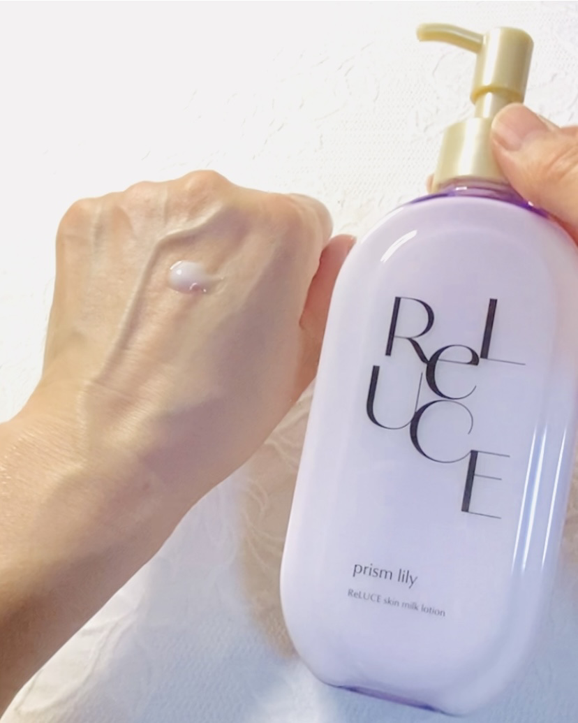 リルーチェスキンミルクローションプリズムリリー/コスメテックスローランド/ボディローションを使ったクチコミ（2枚目）