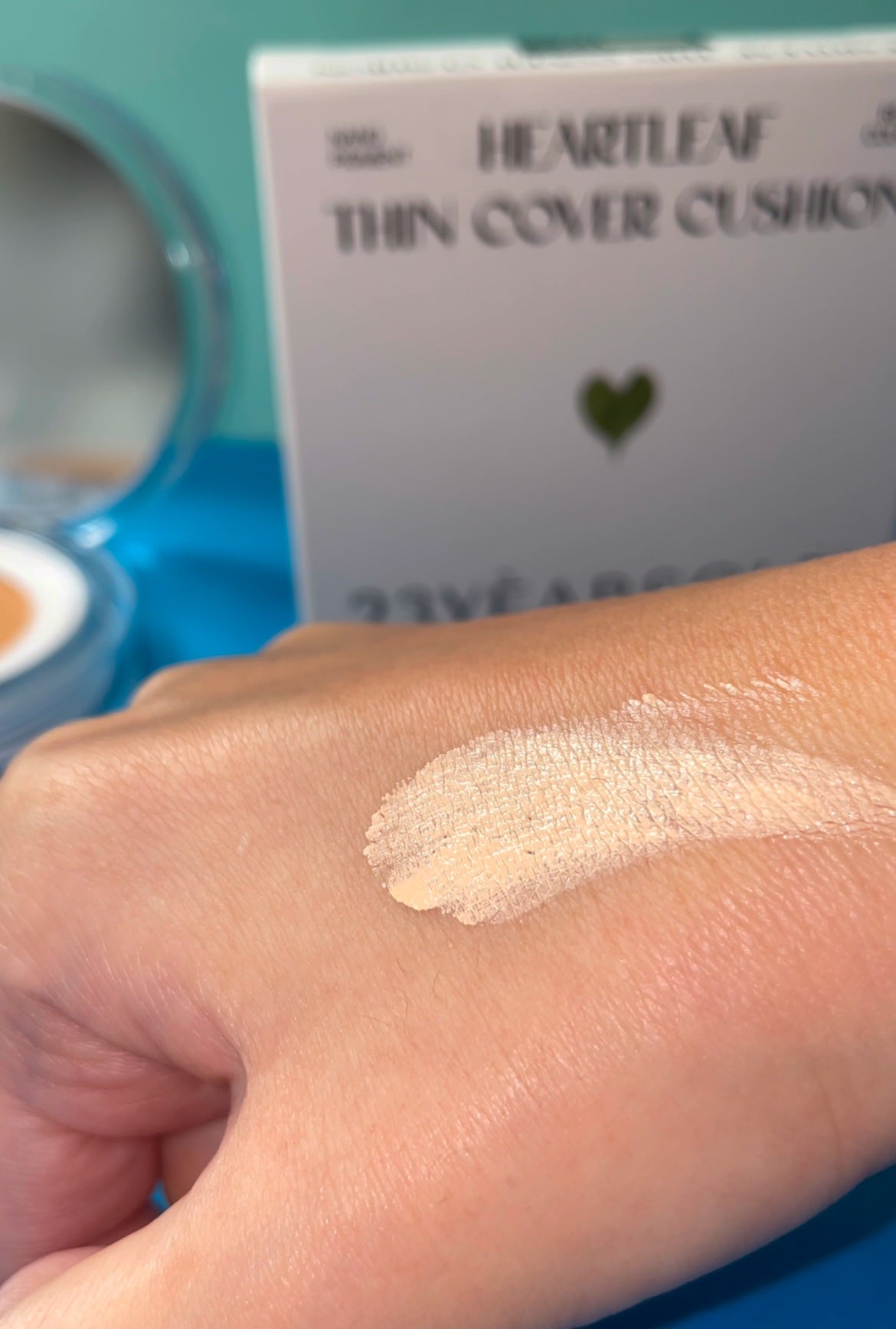 ハートリーフシーンカバークッション/23years old/クッションファンデーションを使ったクチコミ(6枚目)