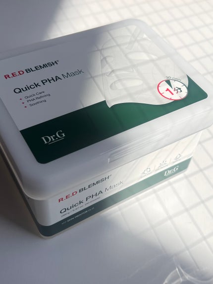 レッドブレミッシュクイックPHAシートマスク/Dr.G/シートマスク・パックを使ったクチコミ(1枚目)