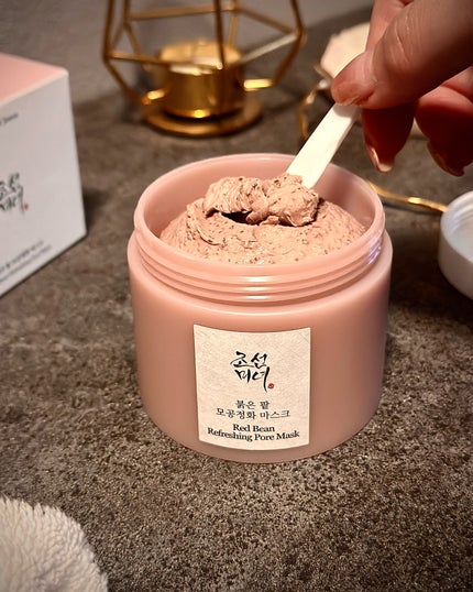 Beauty of Joseon 赤小豆毛穴浄化マスクのクチコミ「天然の赤小豆成分を使用🫘
朝鮮美女
【 赤小豆毛穴浄化マスク 】
赤小豆には肌を健やかに保.....」(3枚目)