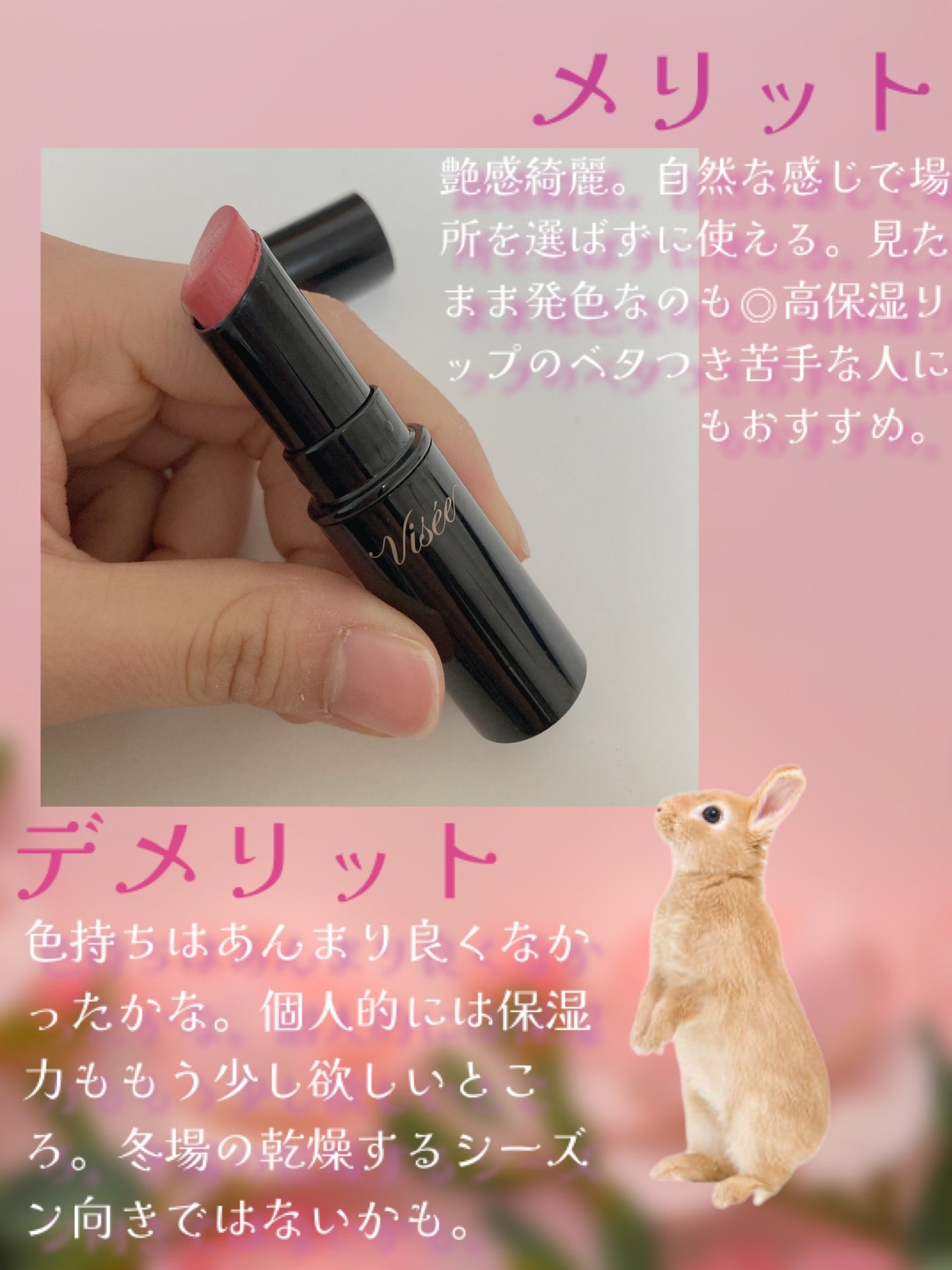 ネンマクフェイク ルージュ/Visée/口紅を使ったクチコミ(3枚目)