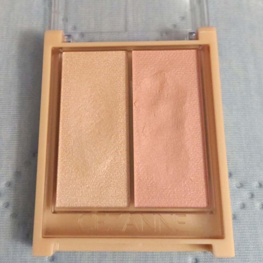 フェイスグロウカラー/CEZANNE/クリームハイライトを使ったクチコミ（2枚目）