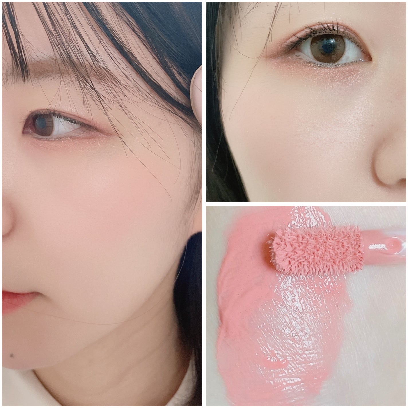 ペタルドロップリキッドブラッシャー/DEAR DAHLIA/リキッドチークを使ったクチコミ(4枚目)