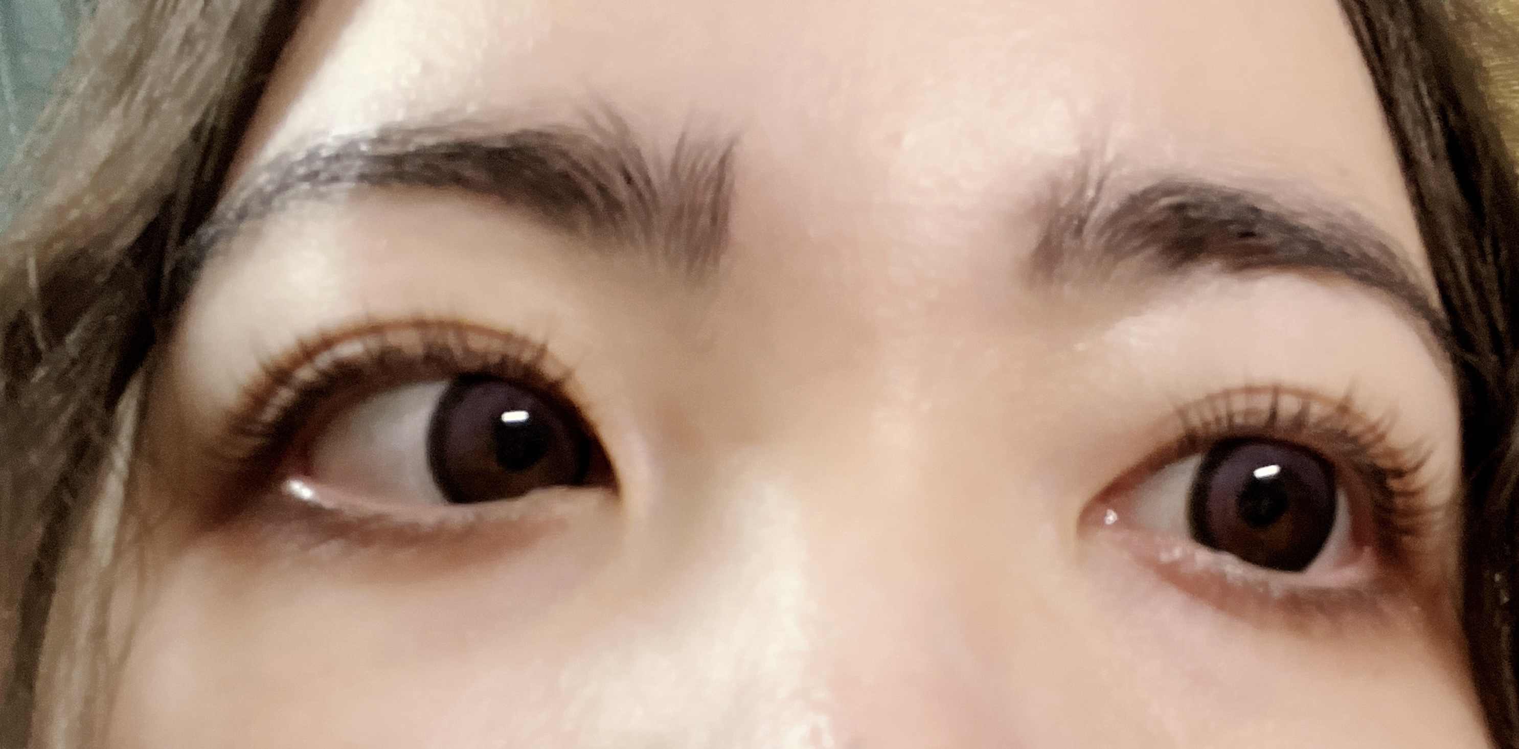 Big Glowy 1day ラベンダー/OLENS/ワンデー（１DAY）カラコンを使ったクチコミ（2枚目）