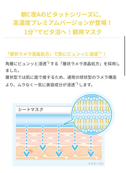 目ざまシート プレミアム ビタットC/サボリーノ/シートマスク・パックを使ったクチコミ(4枚目)