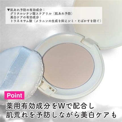 サナ 素肌記念日 薬用スキンケアパウダー ACホワイト【医薬部外品】/素肌記念日/プレストパウダーを使ったクチコミ(4枚目)