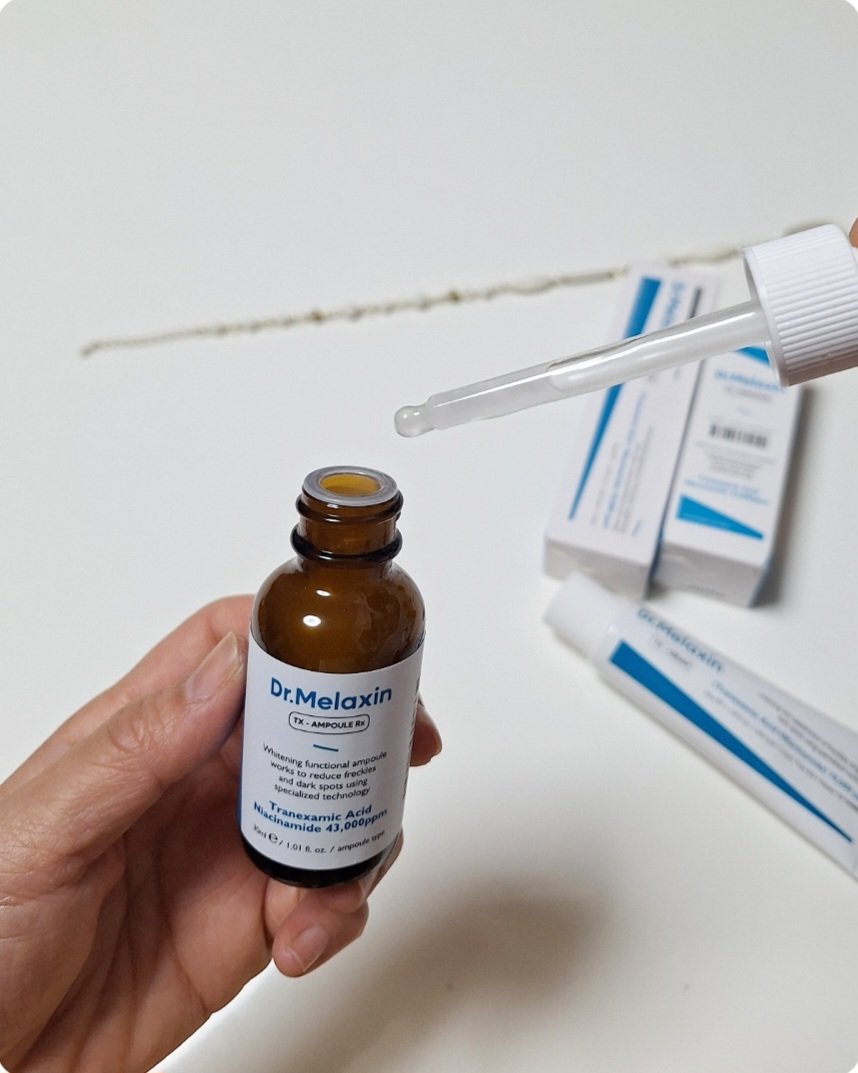 TXアンプルRX＋TXクリーム/Dr.Melaxin/スキンケアキットを使ったクチコミ（2枚目）