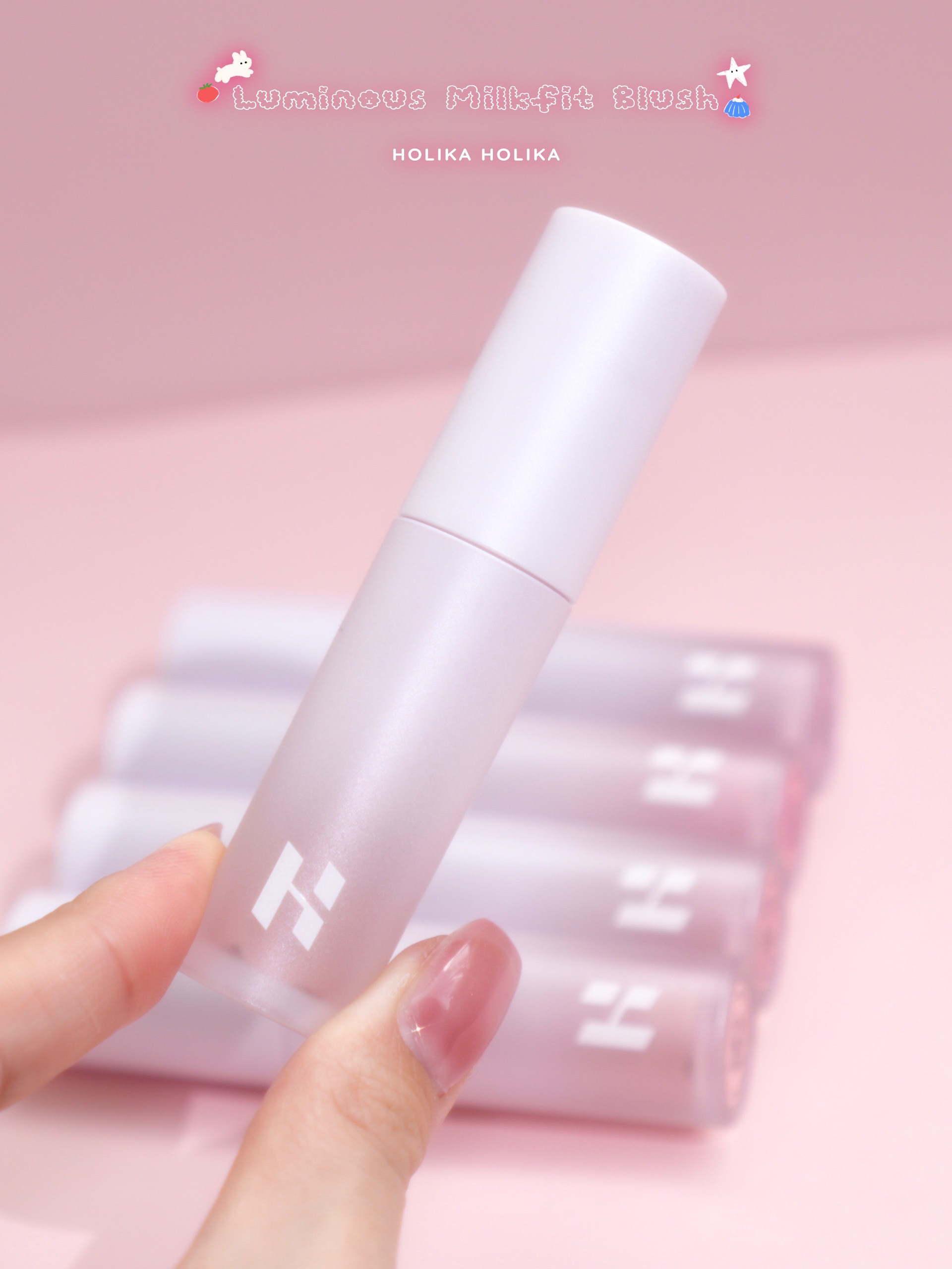 ルミナスミルクフィットブラシ リキッドチーク/HOLIKA HOLIKA/リキッドチークを使ったクチコミ（2枚目）