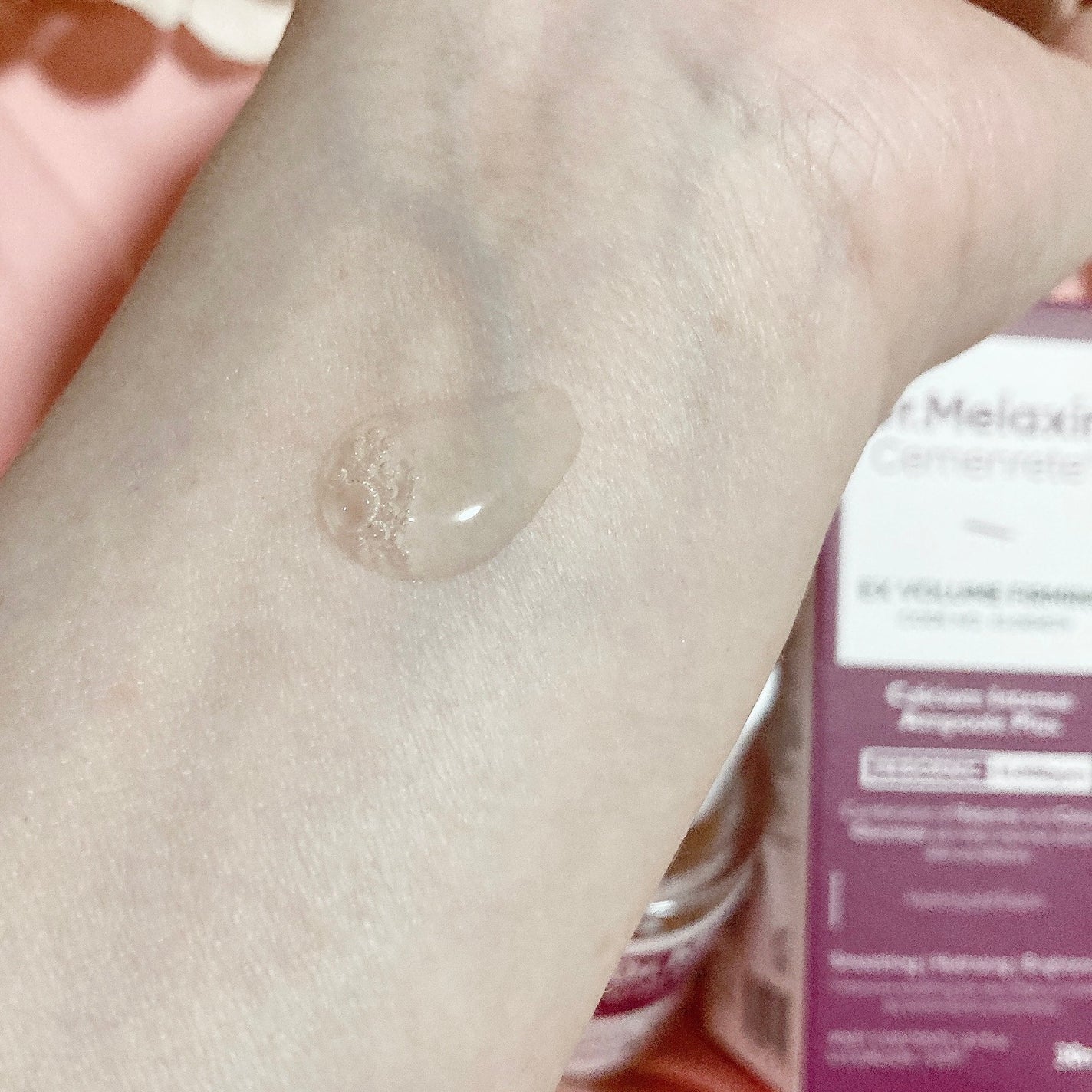 Cemenrete Calcium Intense Ampoule/Dr.Melaxin/美容液を使ったクチコミ(3枚目)