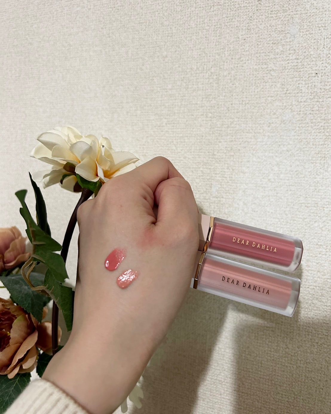 ペタルドロップリキッドブラッシャー/DEAR DAHLIA/リキッドチークを使ったクチコミ（3枚目）